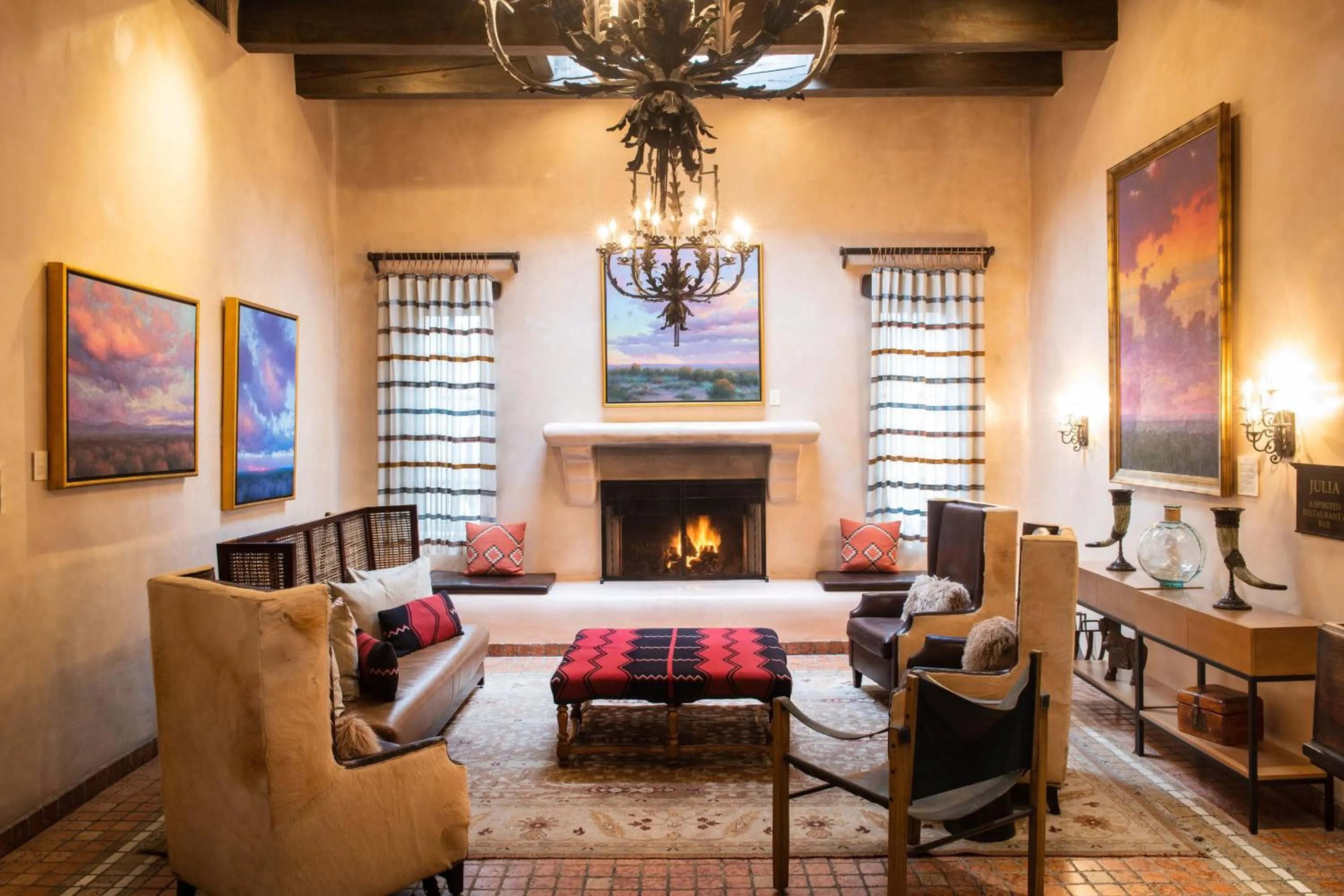Lobby or reception in La Posada De Santa Fe, a Tribute Portfolio Resort & Spa
