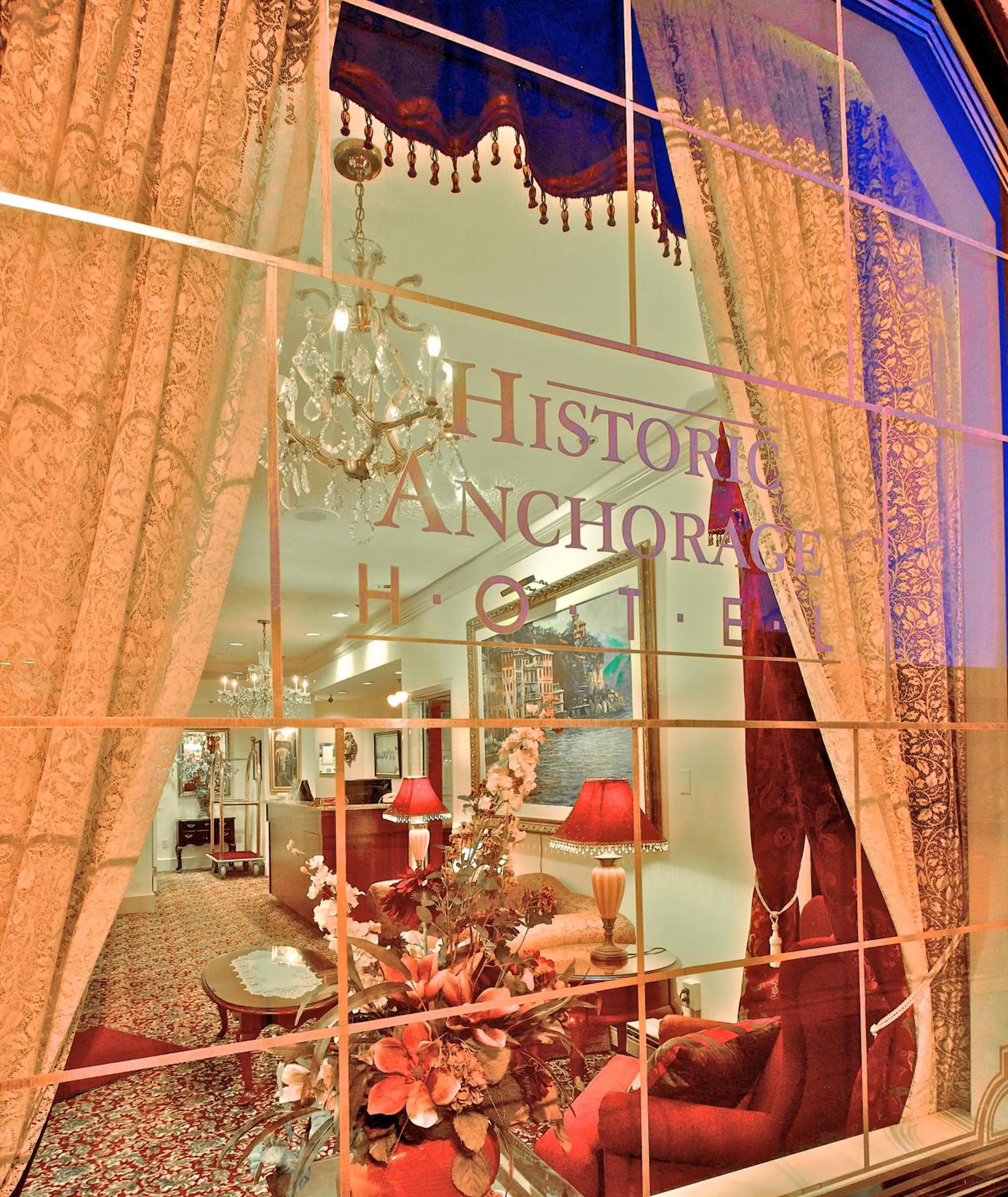 Property logo or sign in Historic Anchorage Hotel