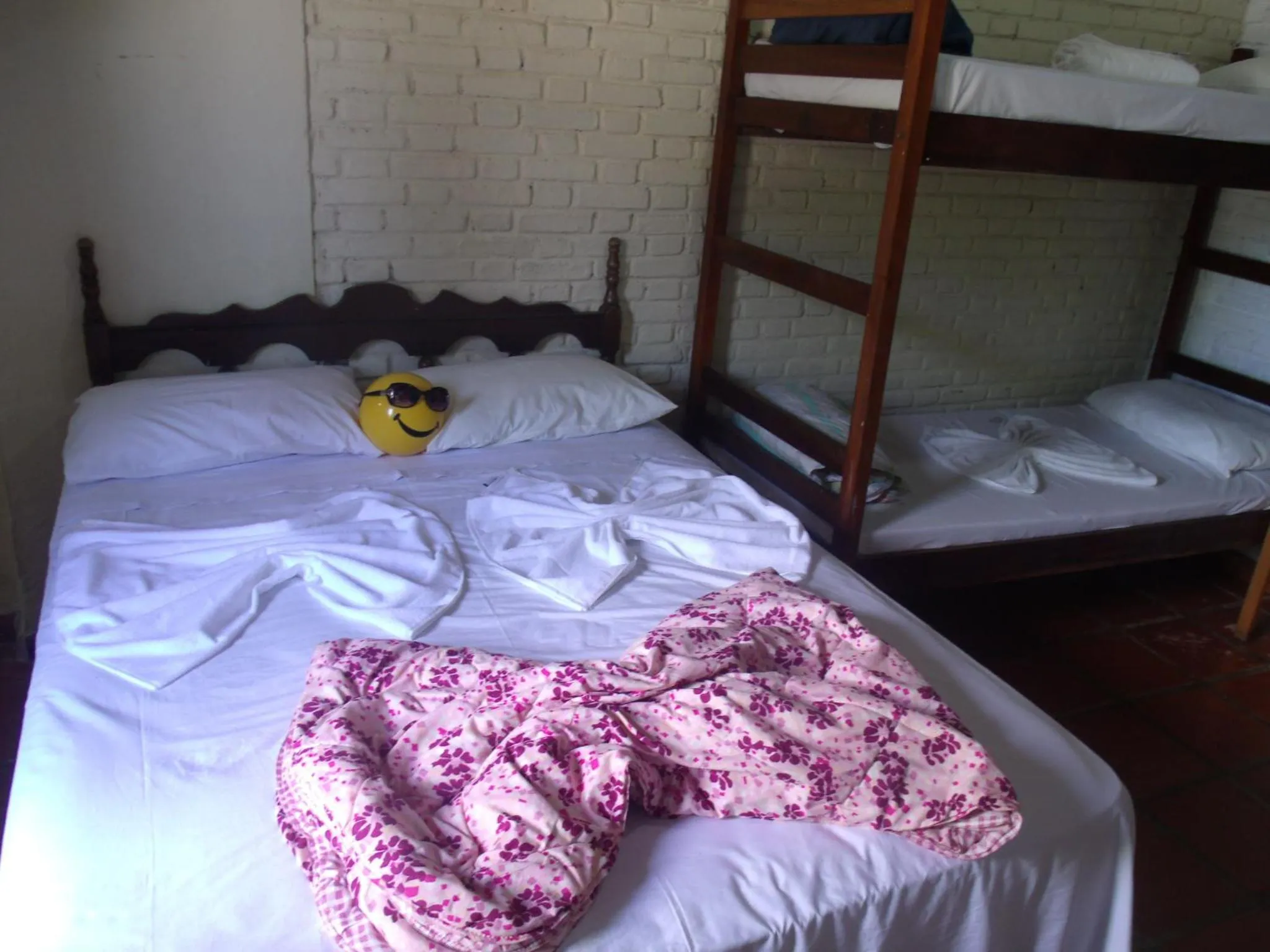 Bed in Pousada Edson