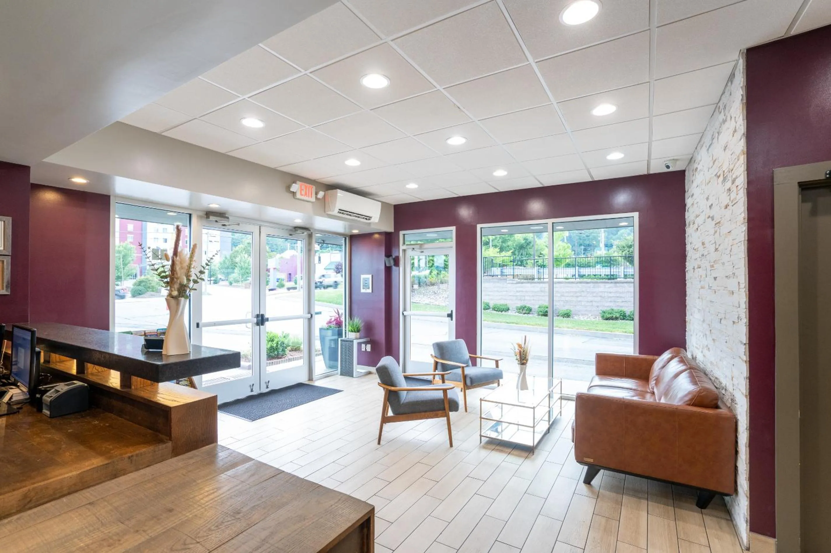 Lobby or reception in The Beaucatcher, a Boutique Motel