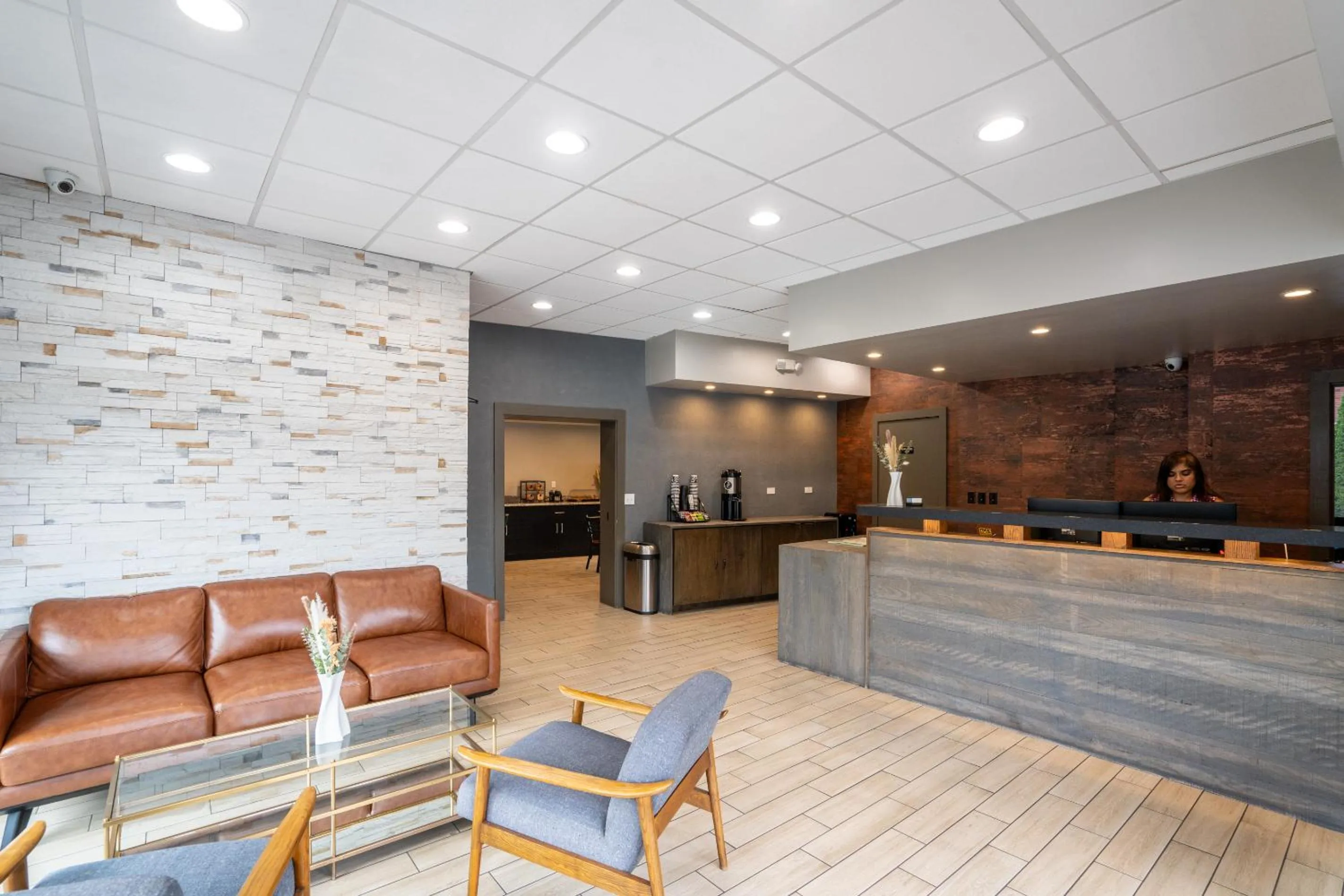 Lobby or reception in The Beaucatcher, a Boutique Motel