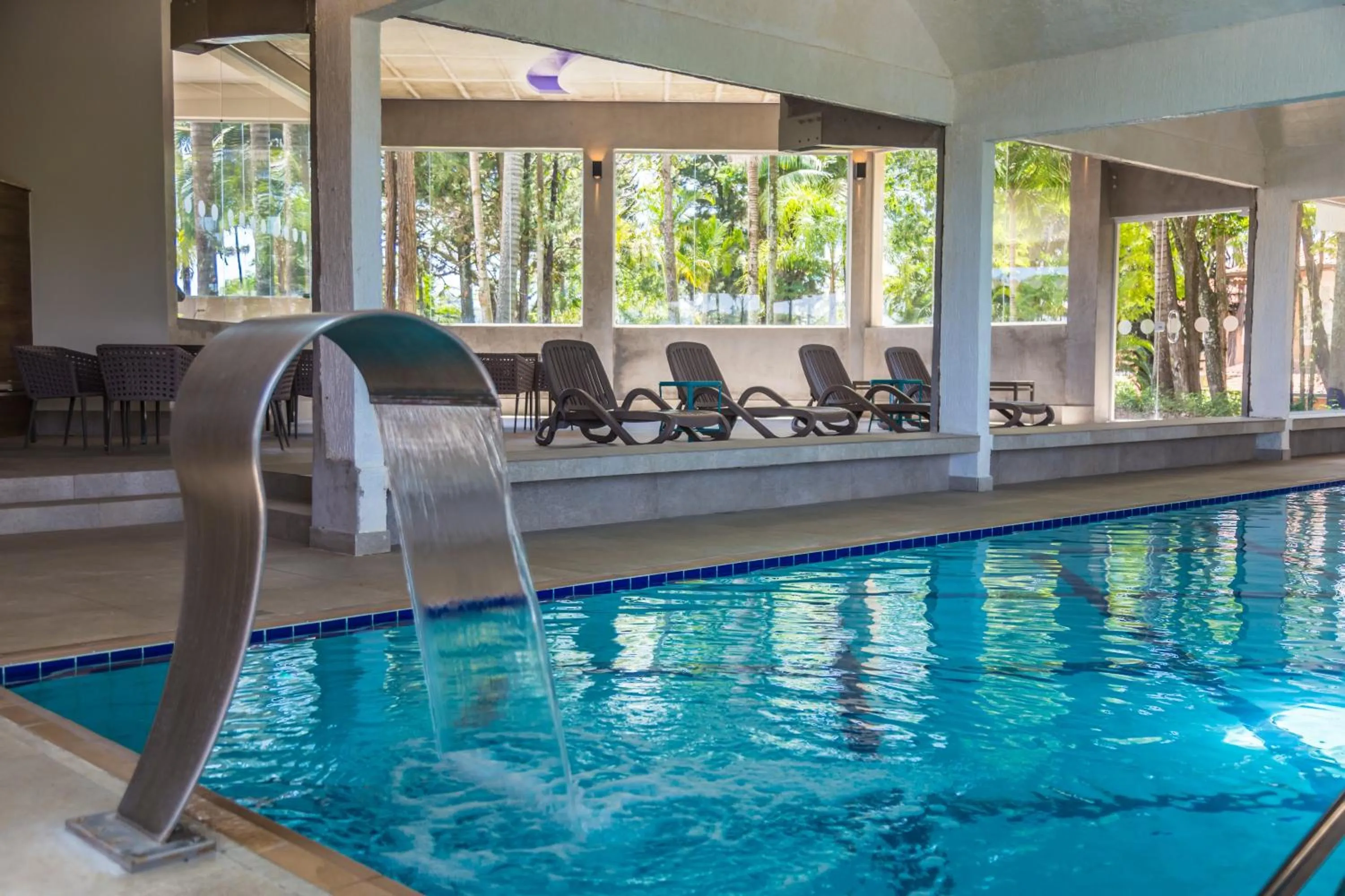 Pool view in Grand Resort Serra Negra