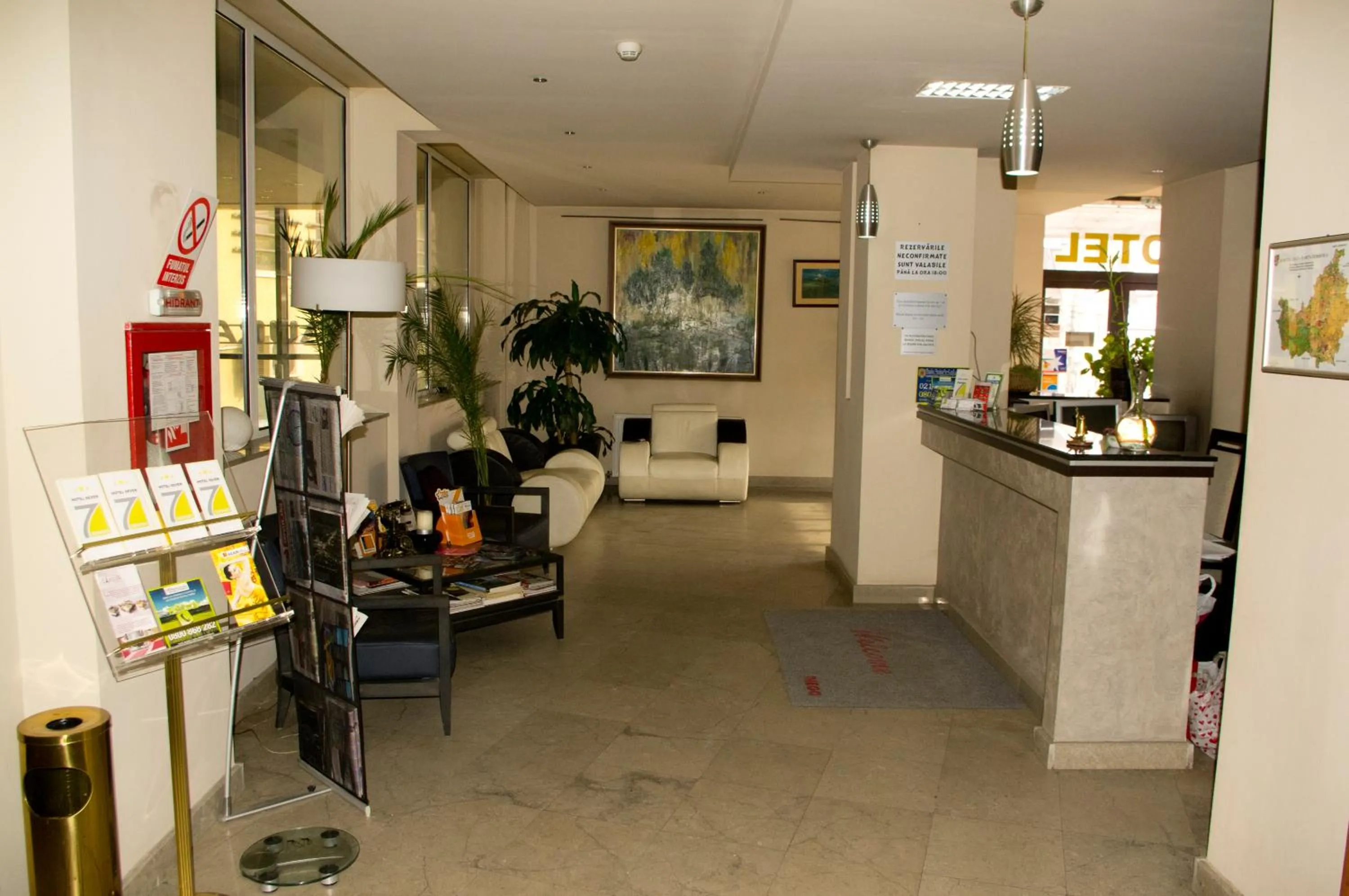 Lobby or reception in Hotel Seven