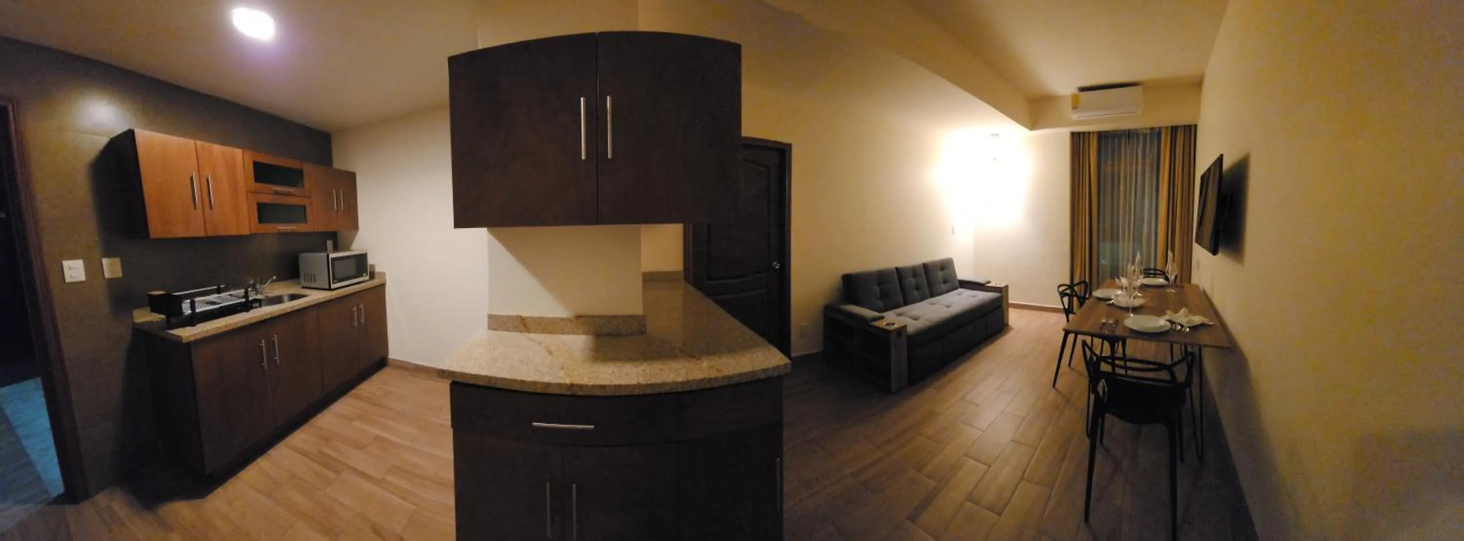 Kitchen or kitchenette in Hotel San Carlos Tequisquiapan