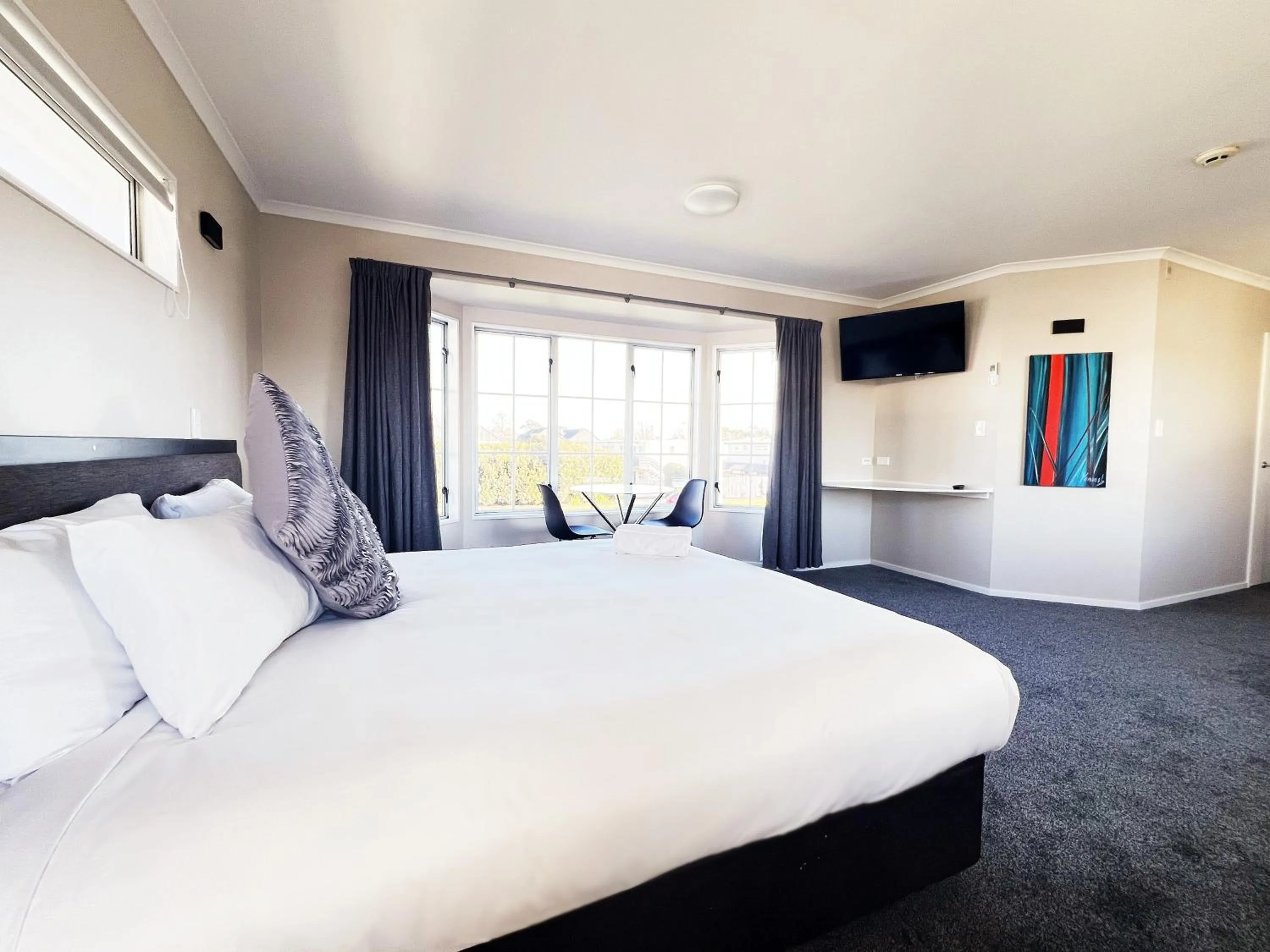 Bed in Barclay Motel