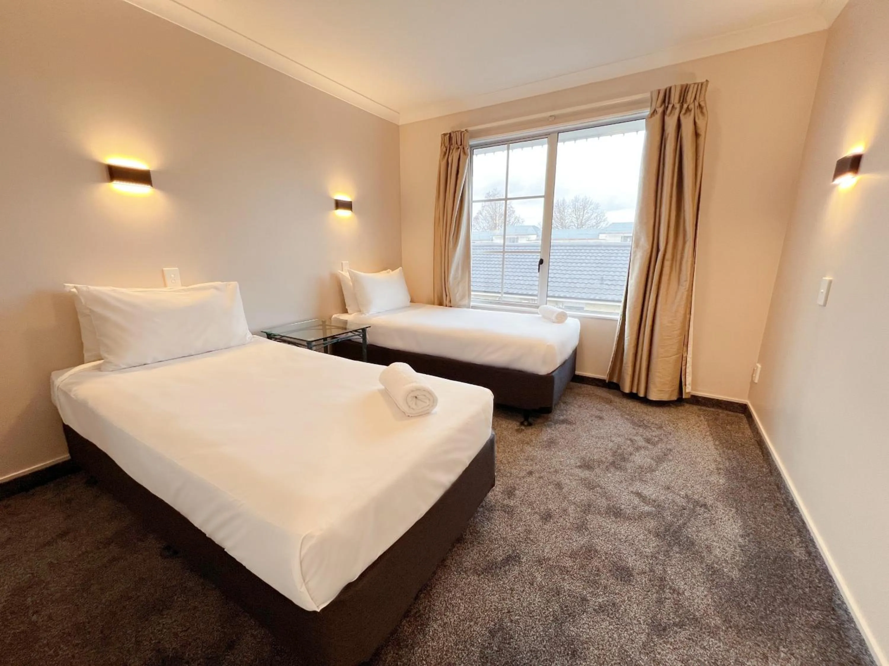 Bed in Barclay Motel