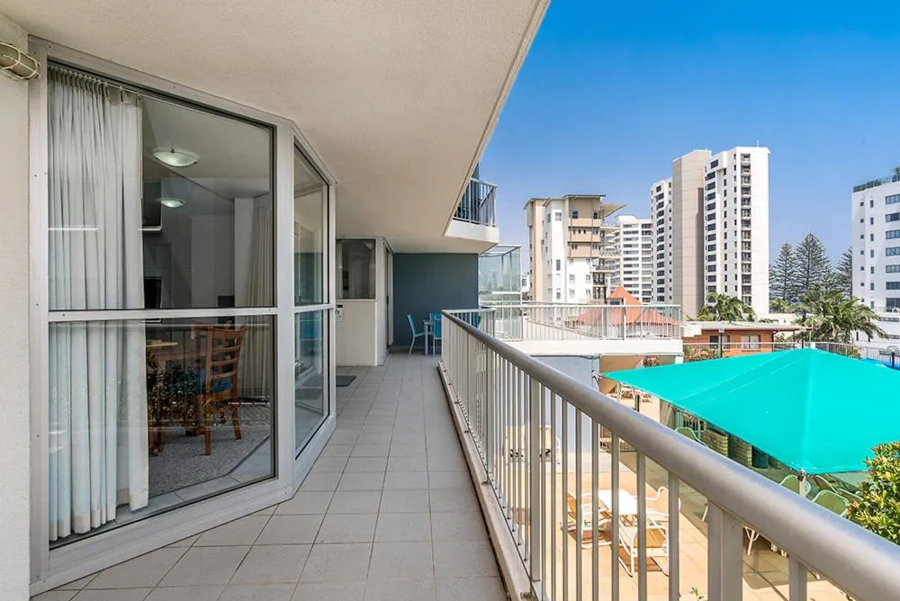 Garden view in Rainbow Bay Resort Holiday Apartments