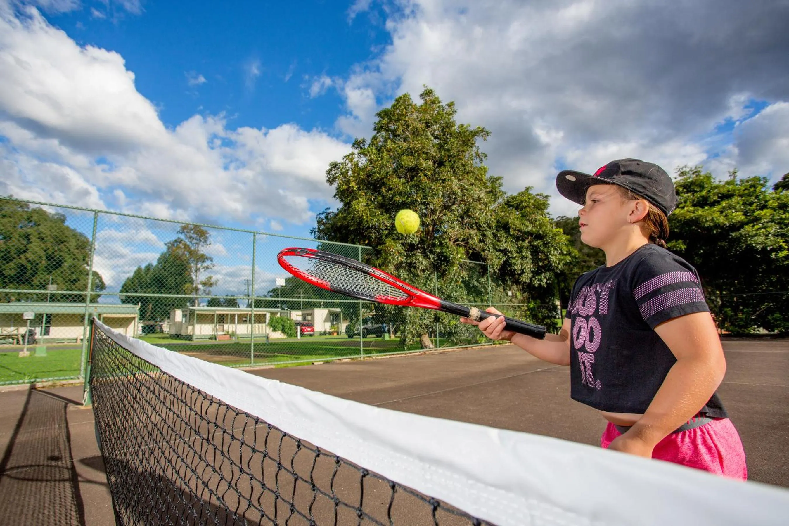 Tennis court in Ingenia Holidays Eden Beachfront