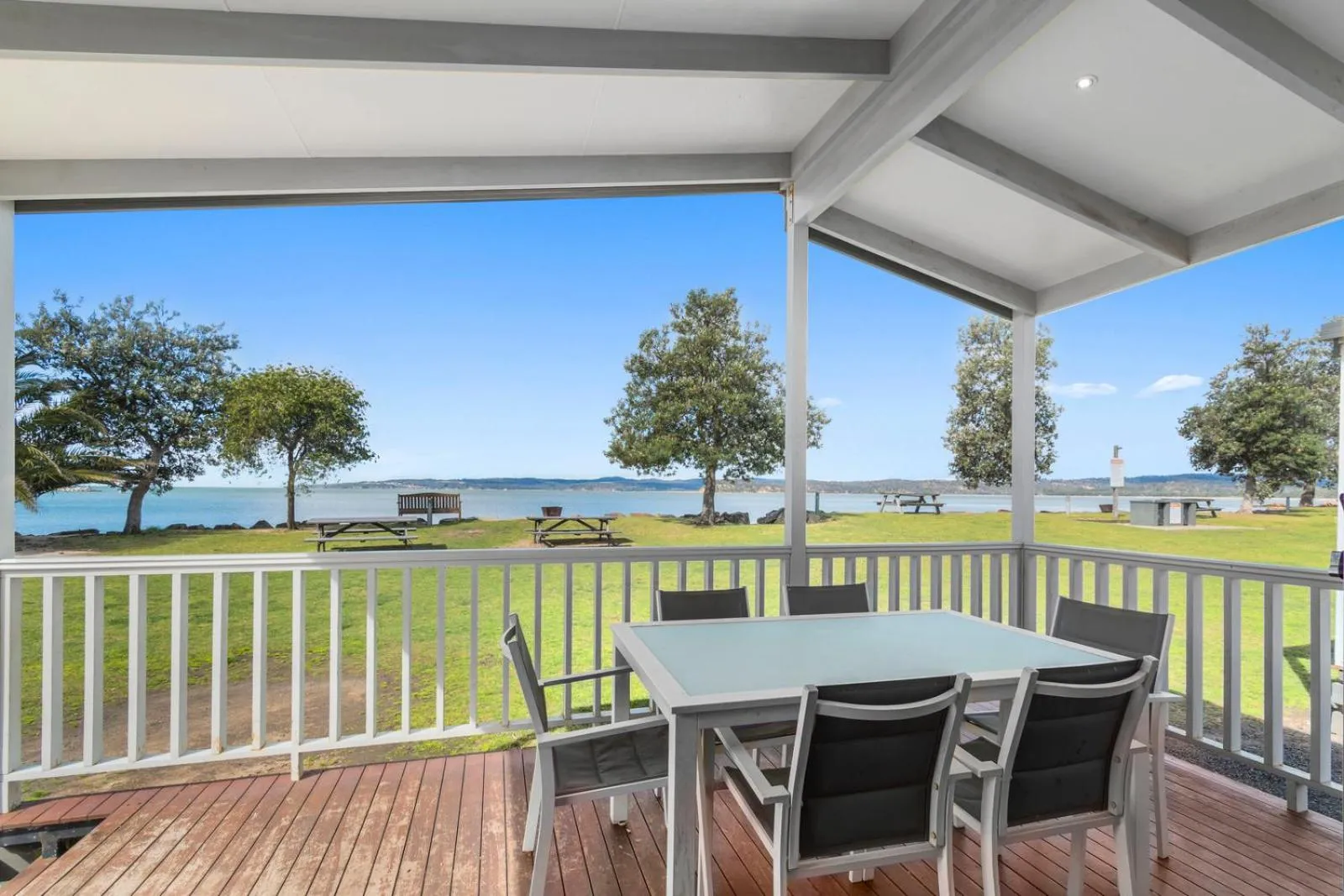 Balcony/Terrace in Ingenia Holidays Eden Beachfront