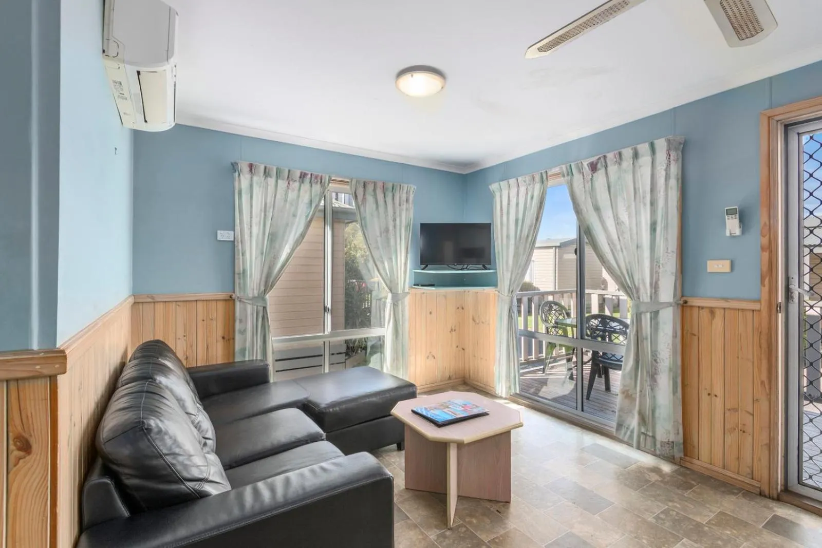 Living room in Ingenia Holidays Eden Beachfront