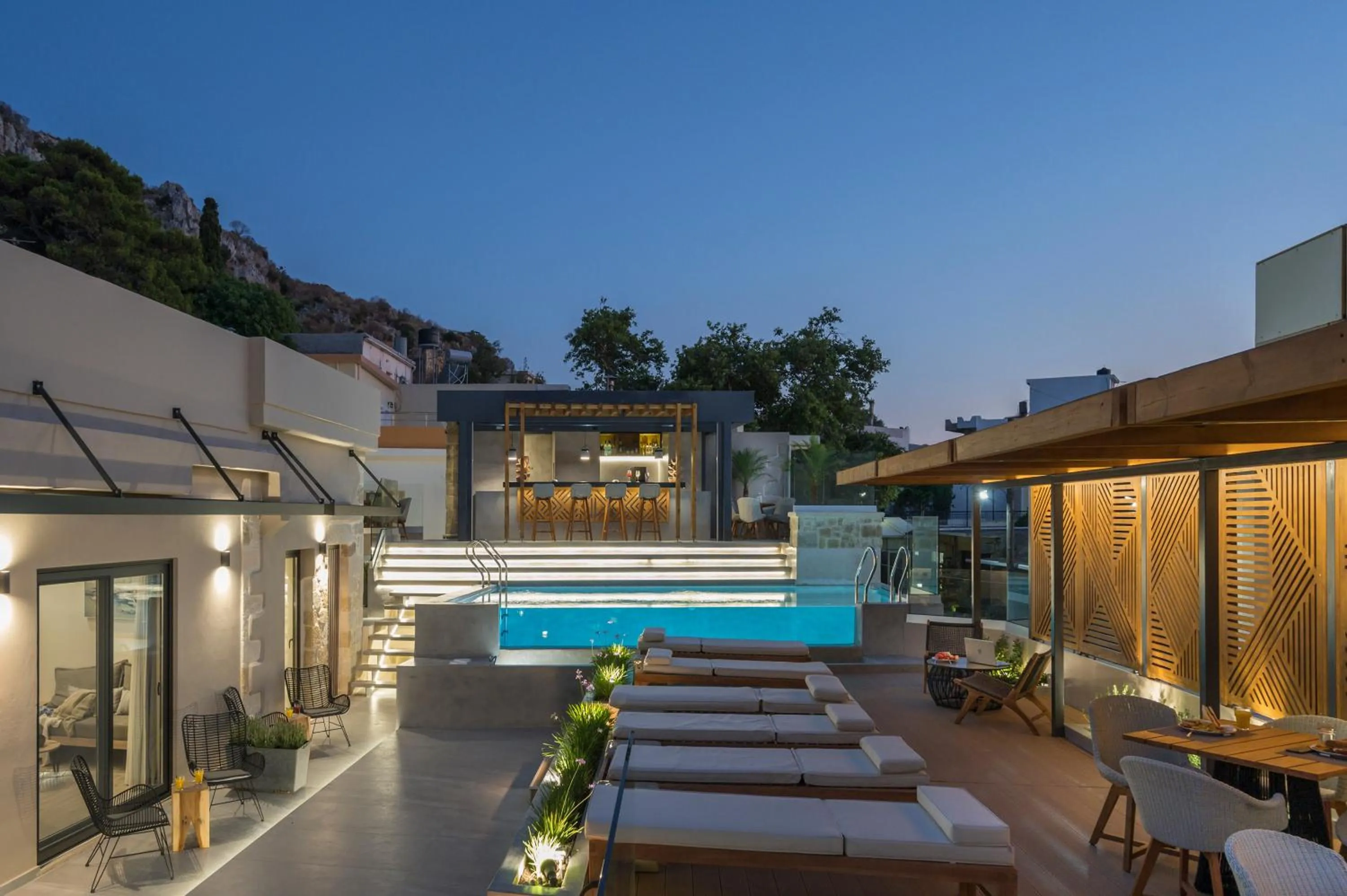Swimming pool in Casa D'Irene Deluxe Hotel