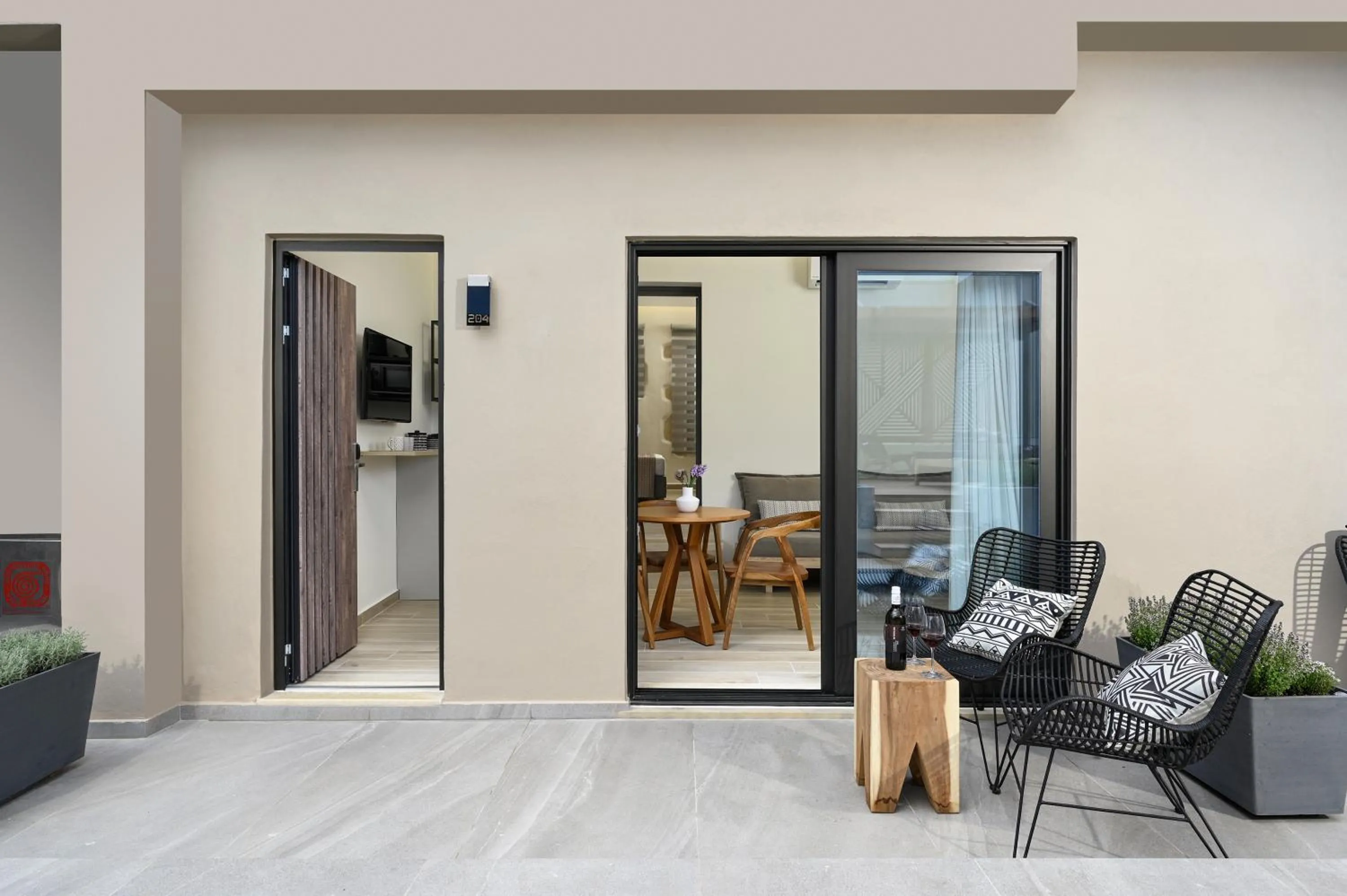 Seating area in Casa D'Irene Deluxe Hotel