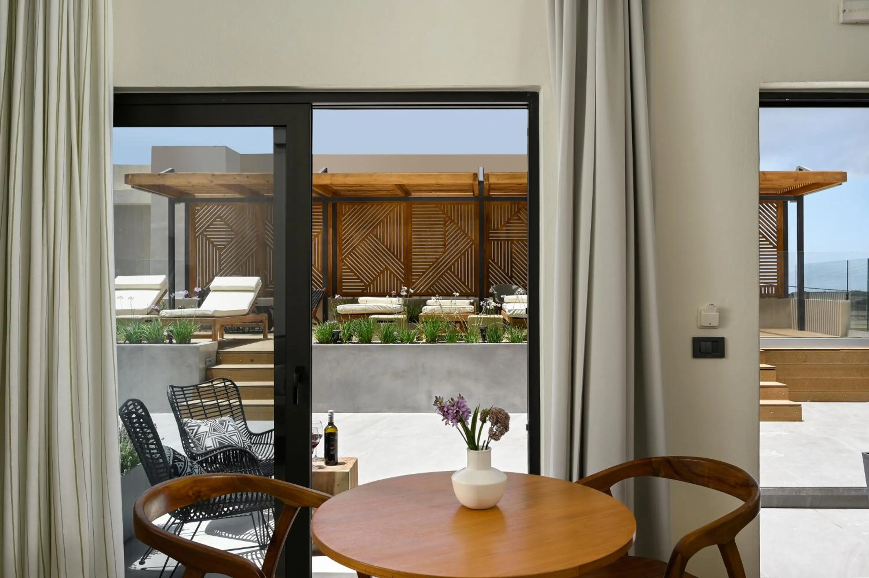 Seating area in Casa D'Irene Deluxe Hotel