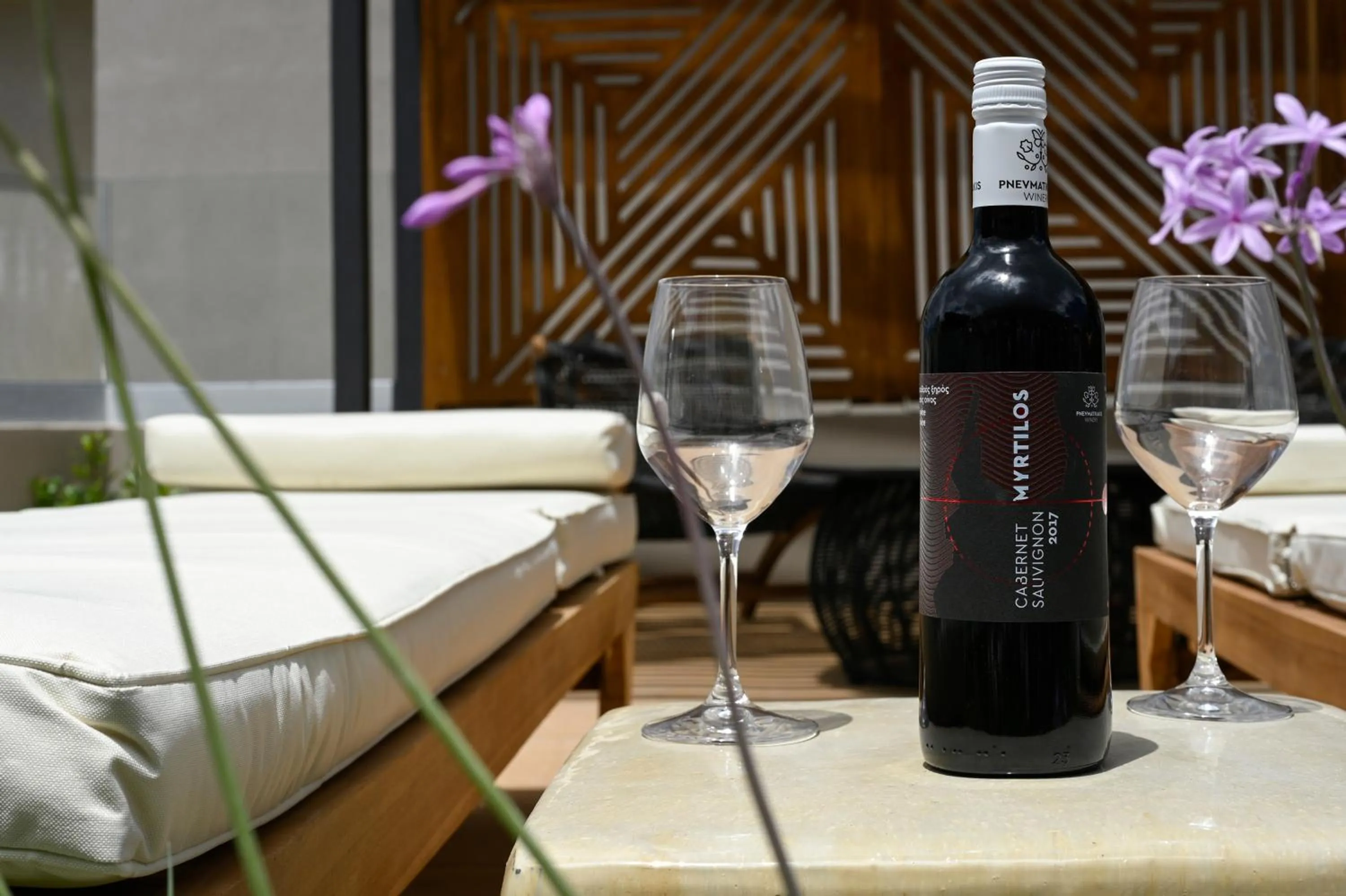 Patio in Casa D'Irene Deluxe Hotel