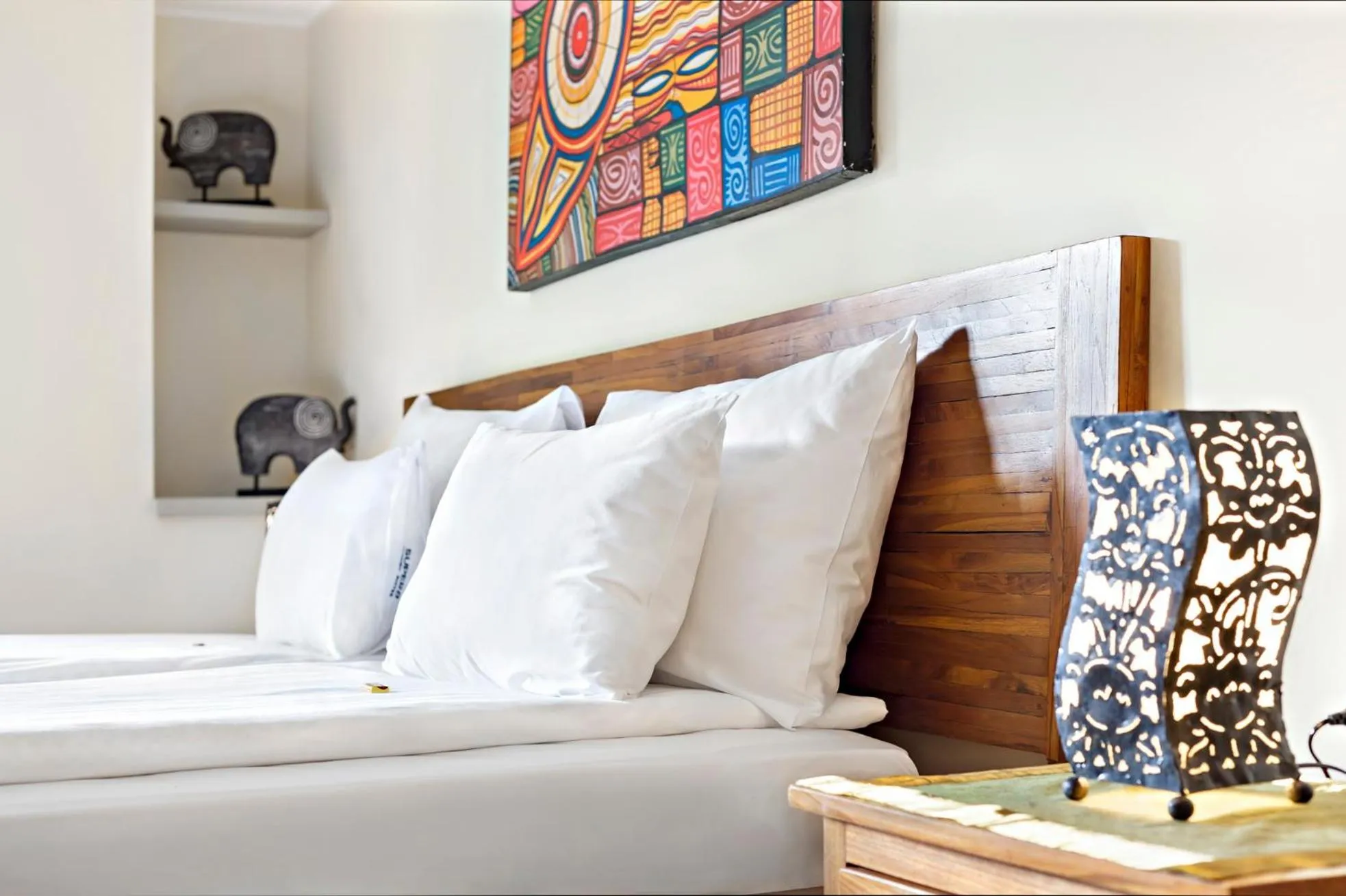 Decorative detail, Bed in SuperB Luxury Suites