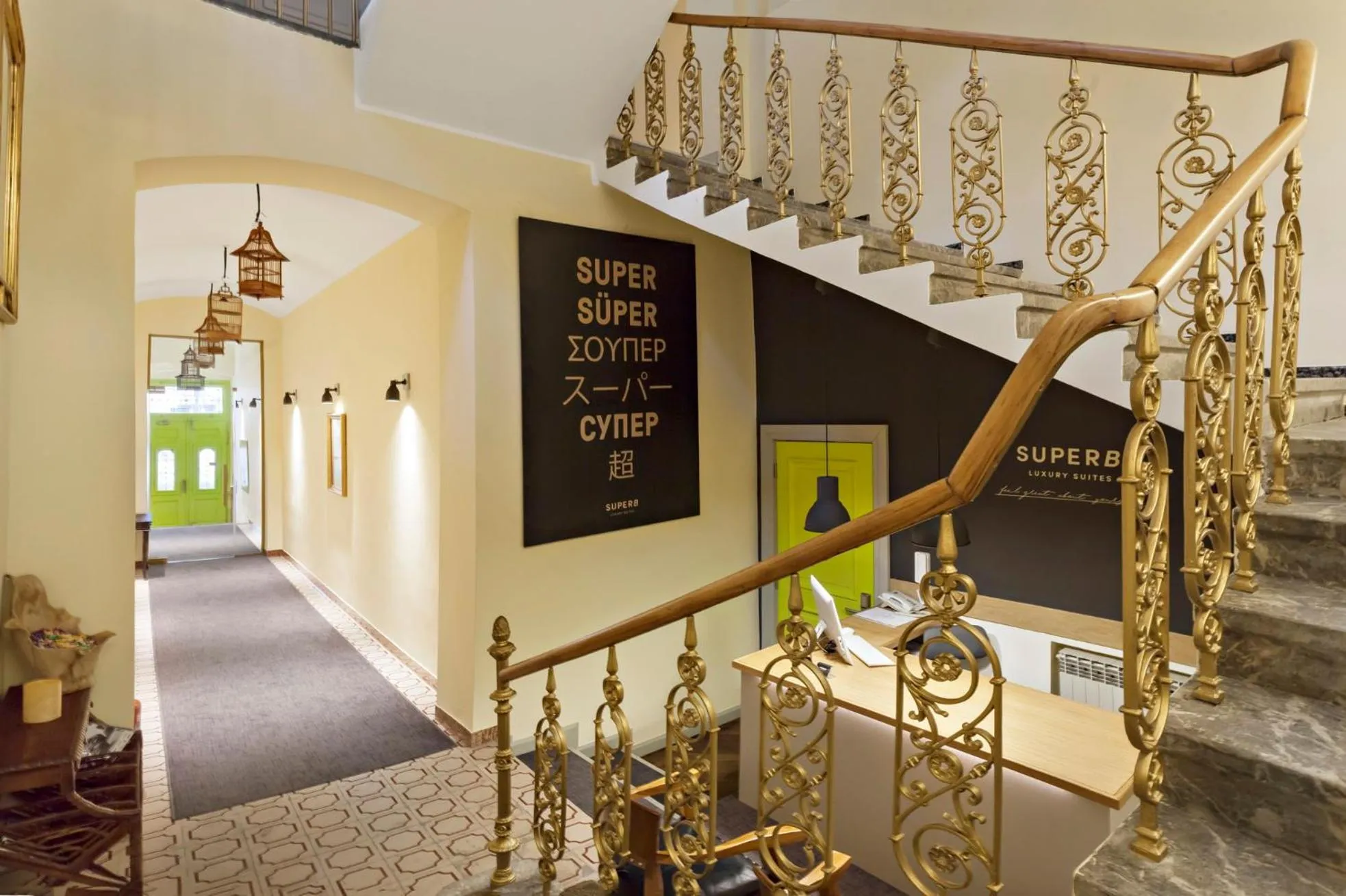 Decorative detail in SuperB Luxury Suites