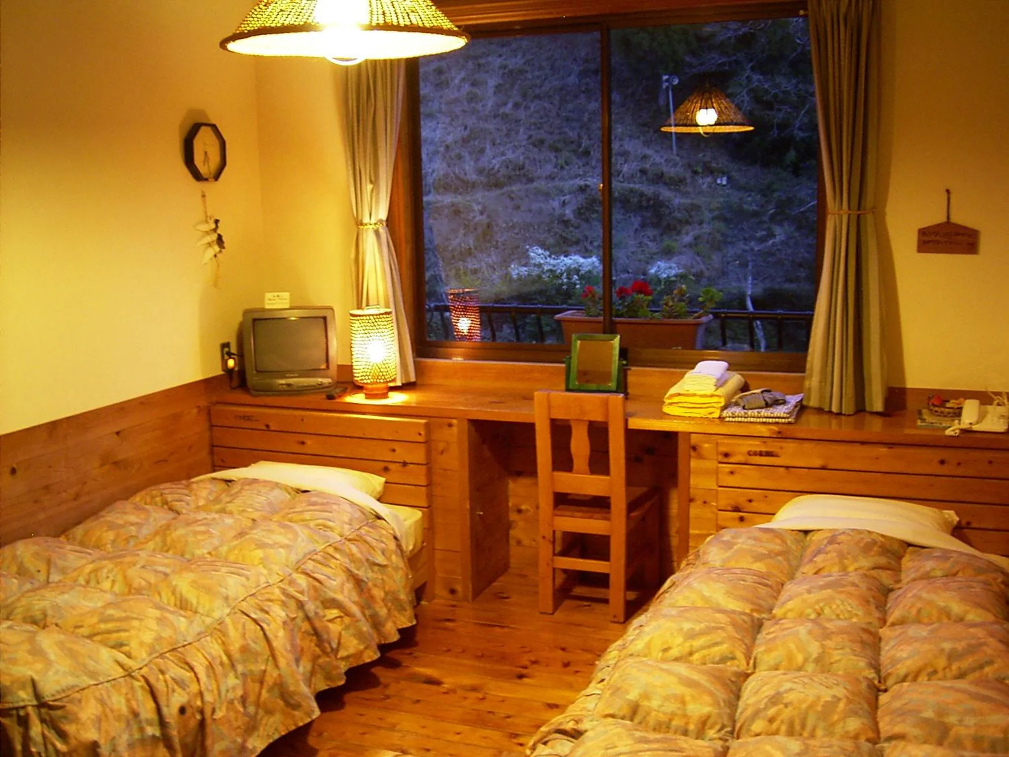 Photo of the whole room, Bed in Ashita no Mori