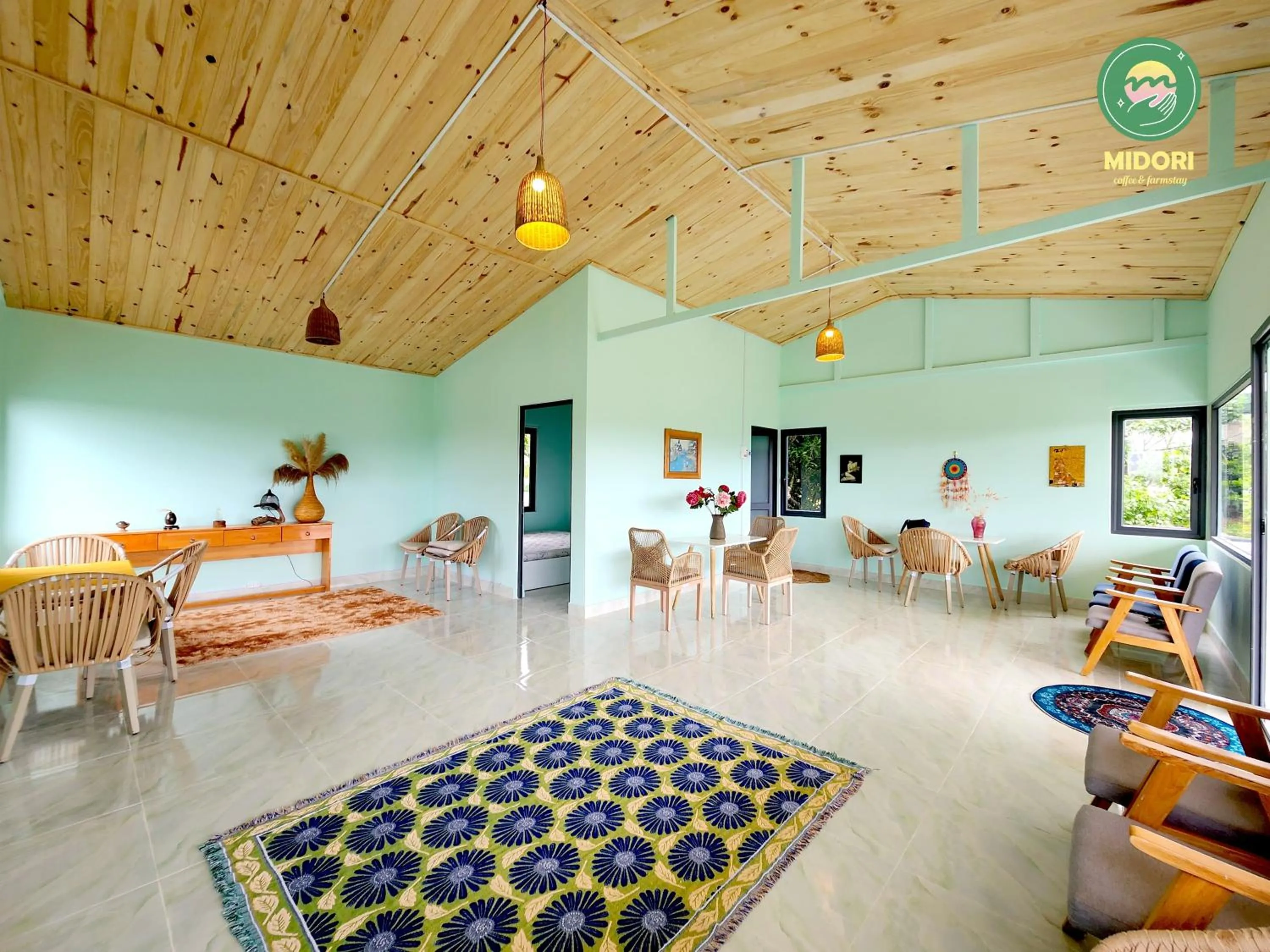 Living room in Midori Heritage Coffee Farm