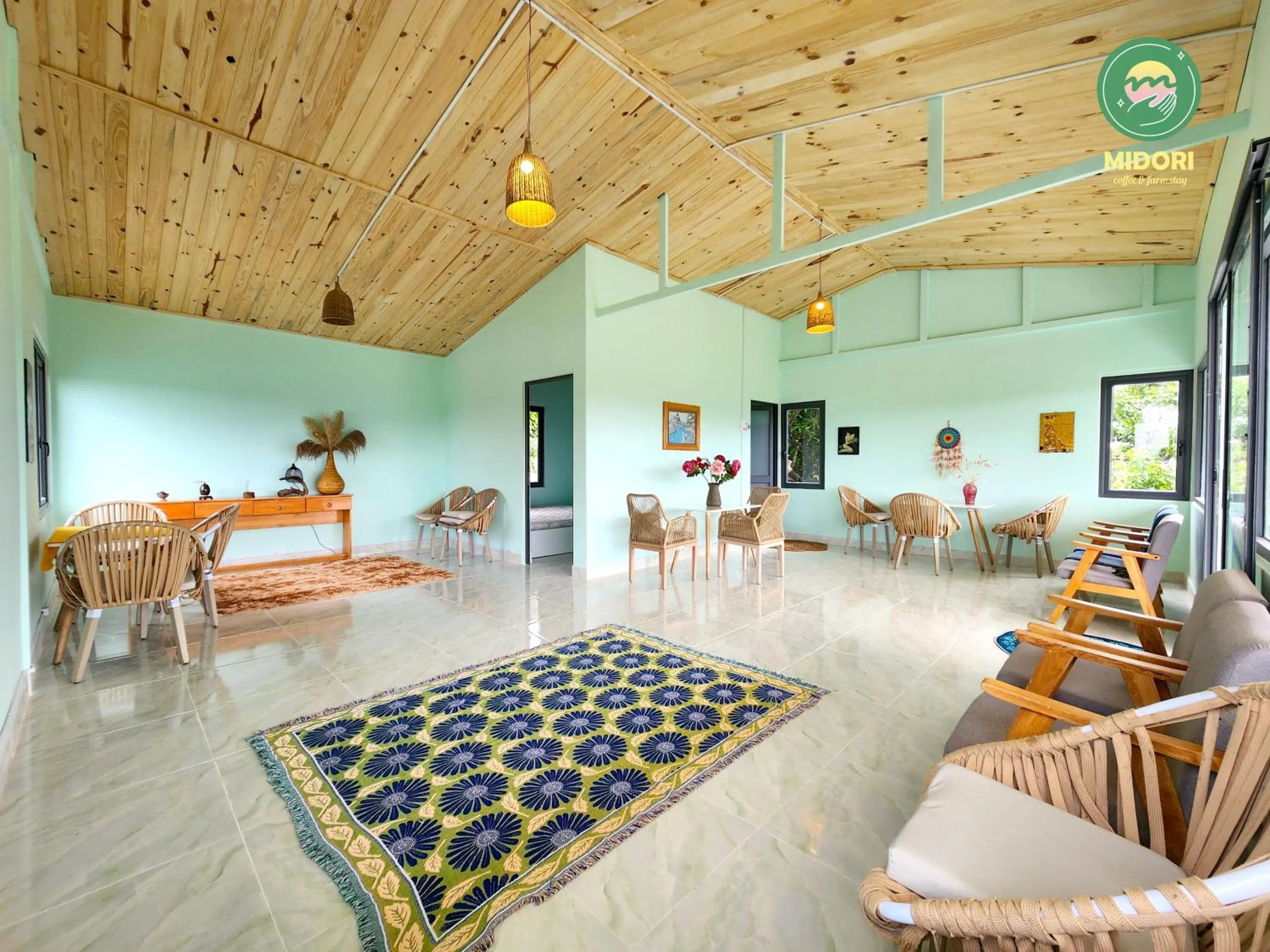 Living room in Midori Heritage Coffee Farm