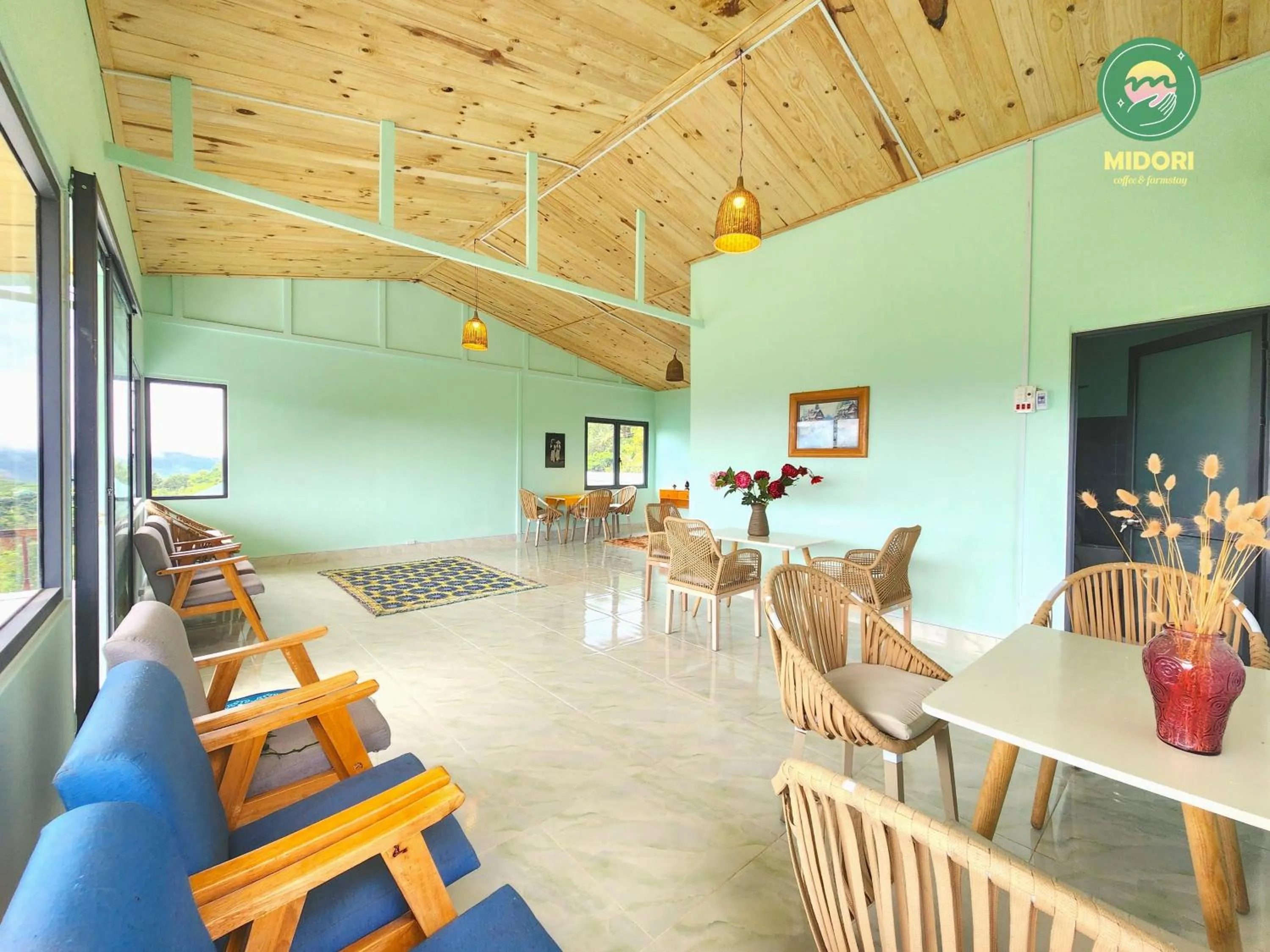 Living room in Midori Heritage Coffee Farm
