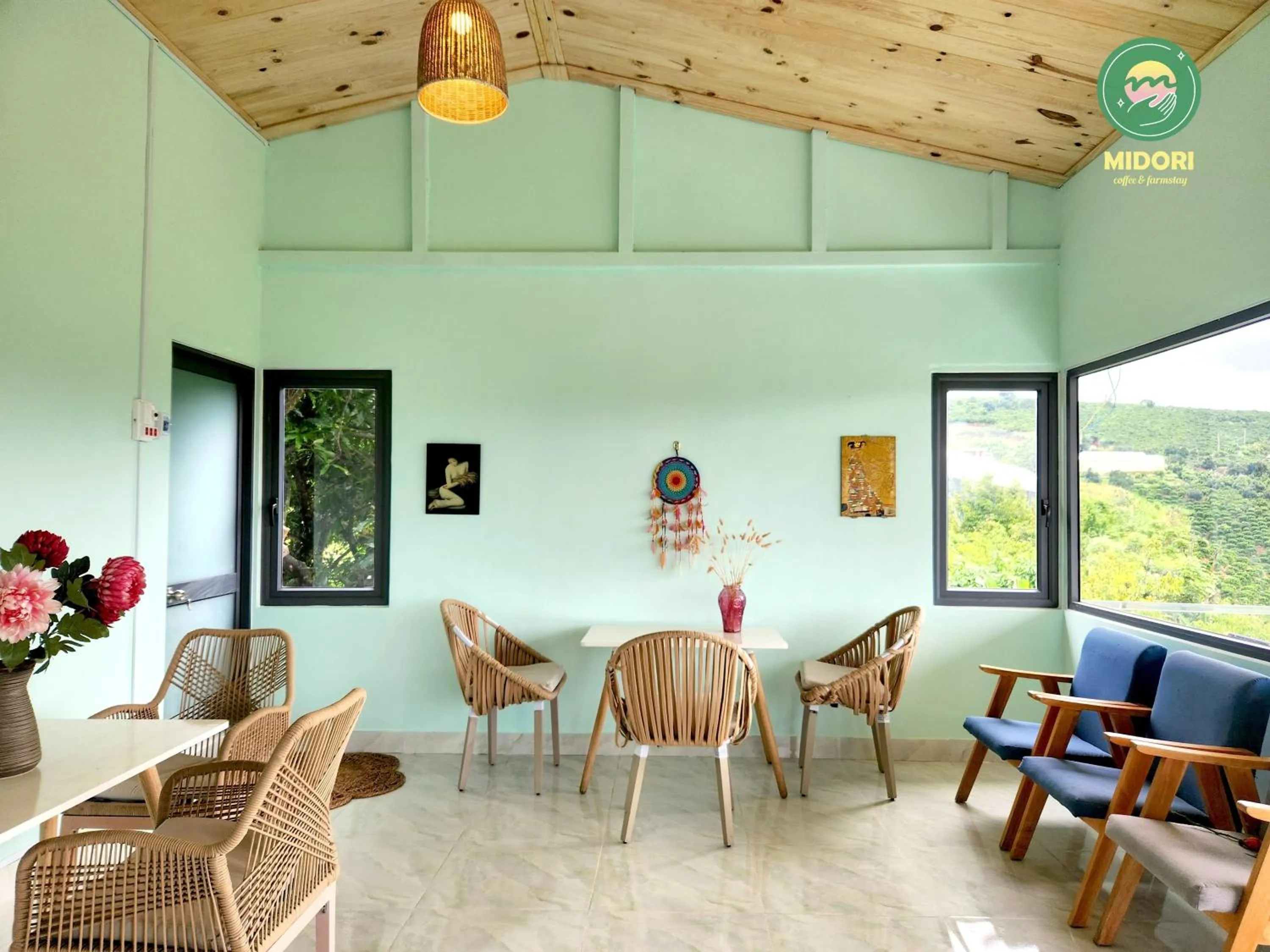 Living room in Midori Heritage Coffee Farm
