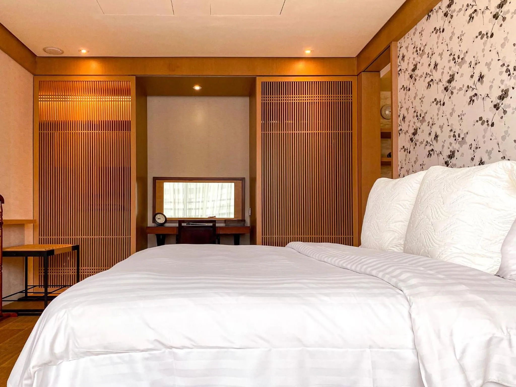 Bed in Beitou Sweet Me Hot Spring Resort