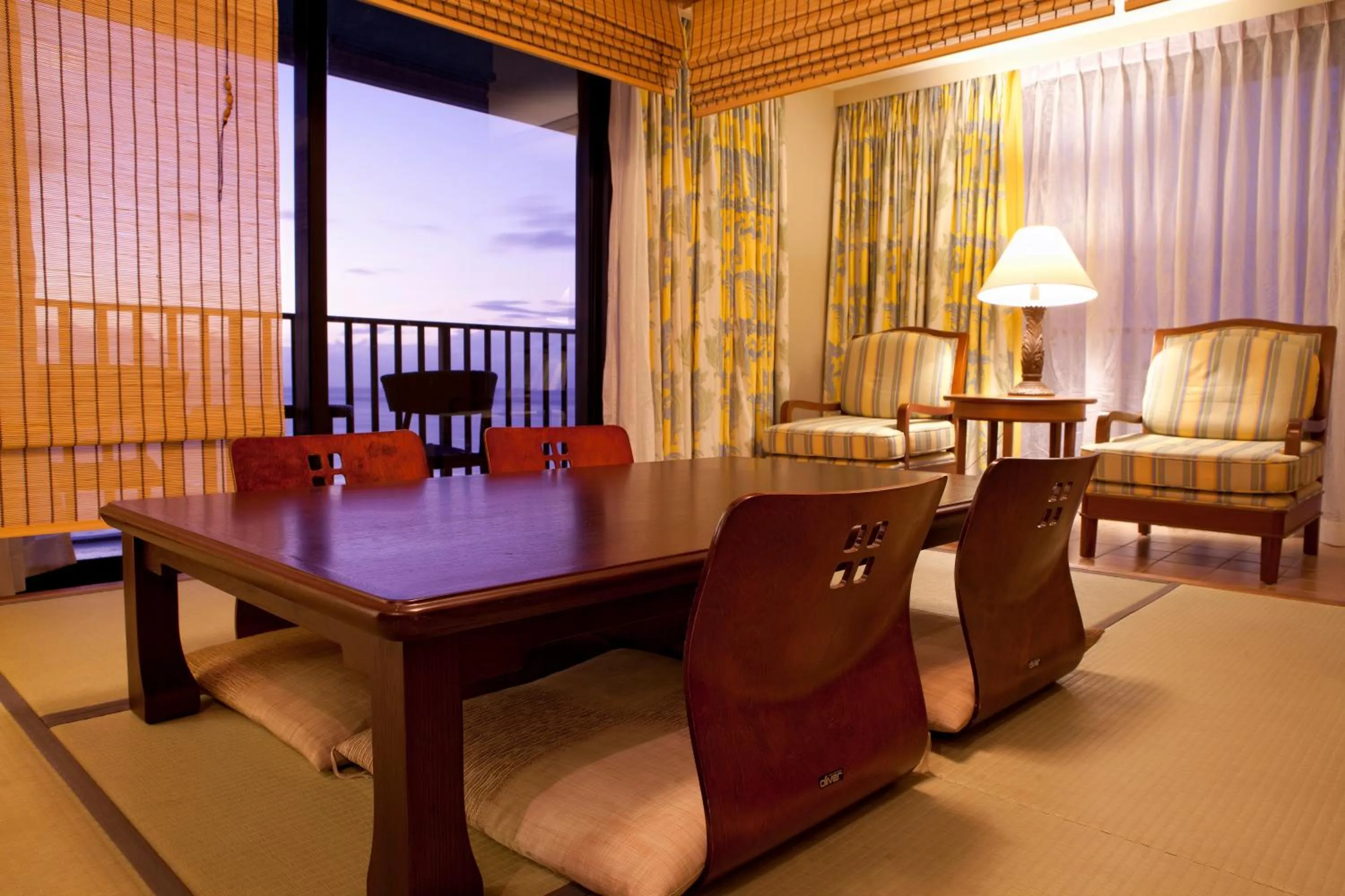 Seating area in Guam Reef Hotel