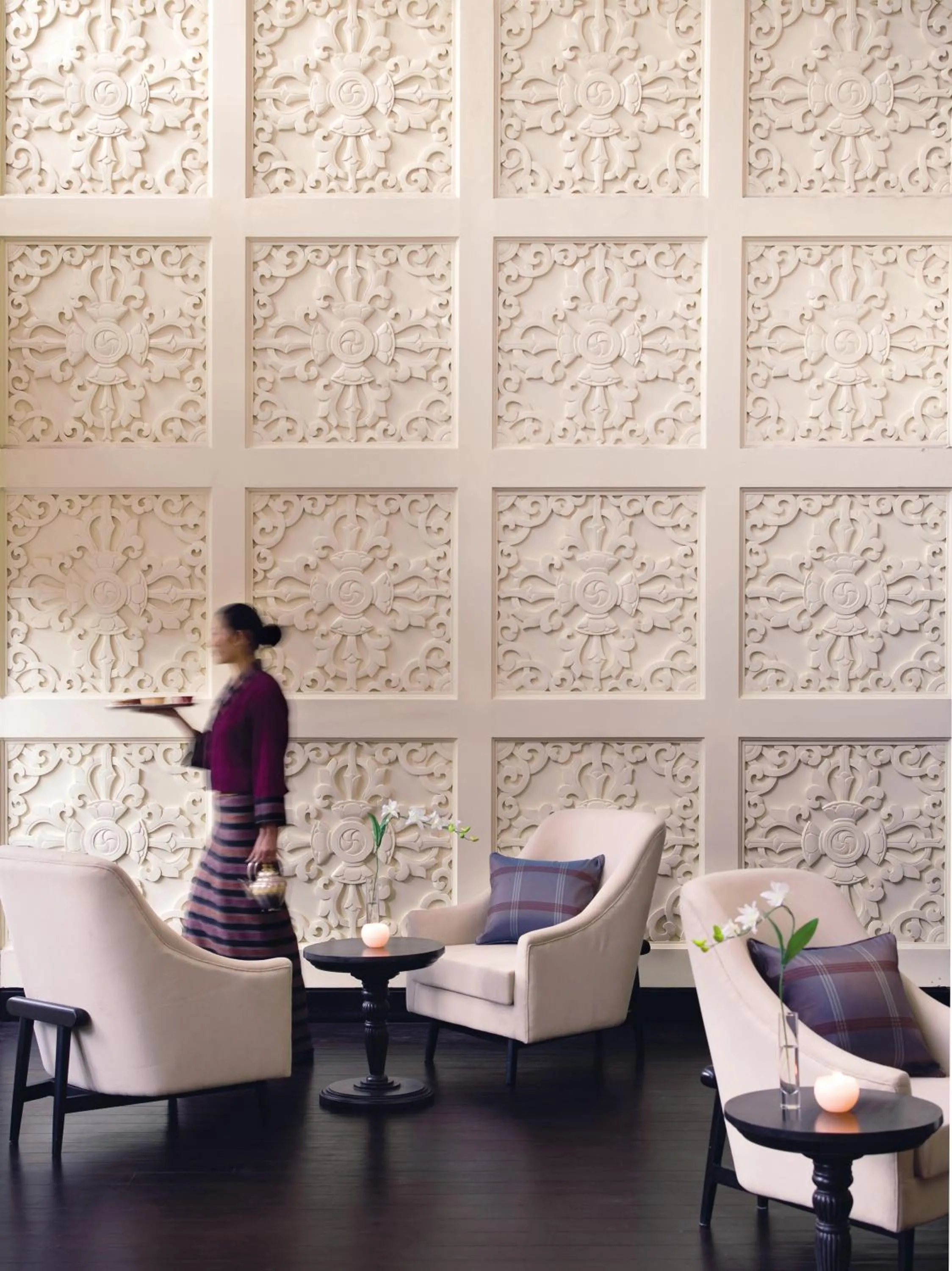 Lobby or reception in Pemako