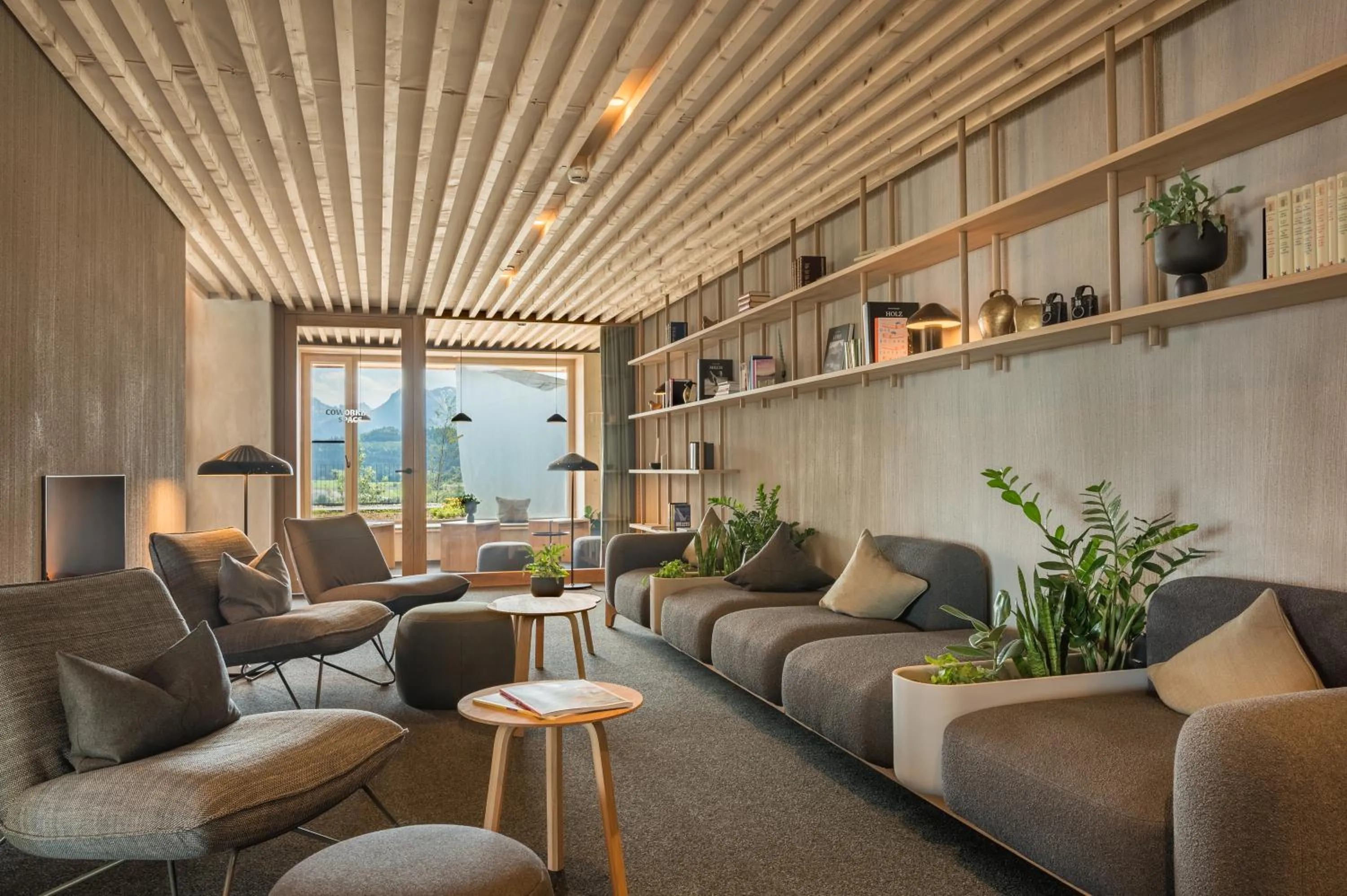 Lobby or reception in PANORAMA Allgäu Spa Resort