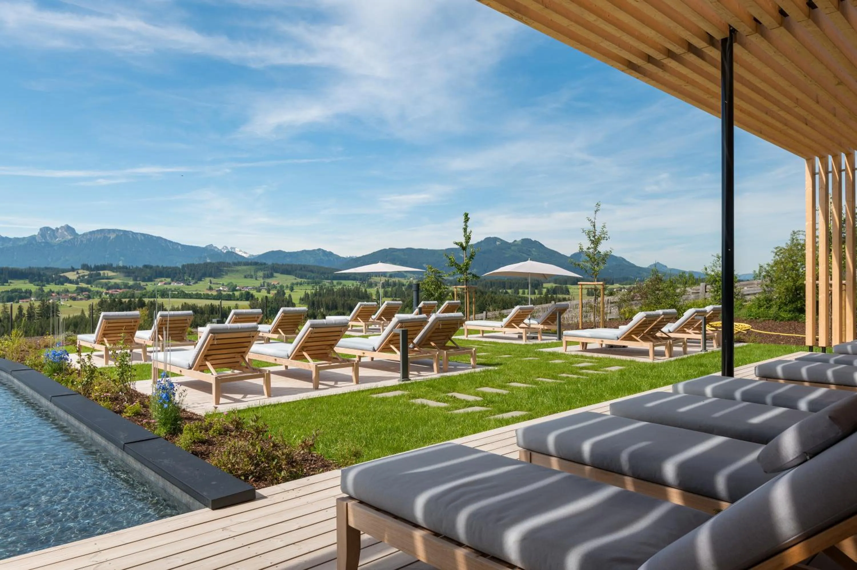 Swimming pool in PANORAMA Allgäu Spa Resort