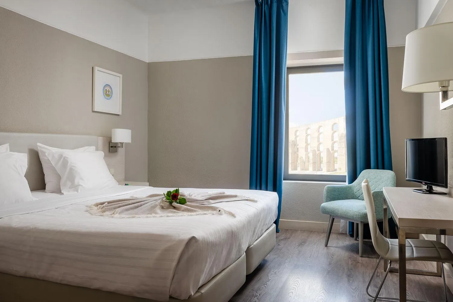 Bed in Hotel D. Luis - Elvas