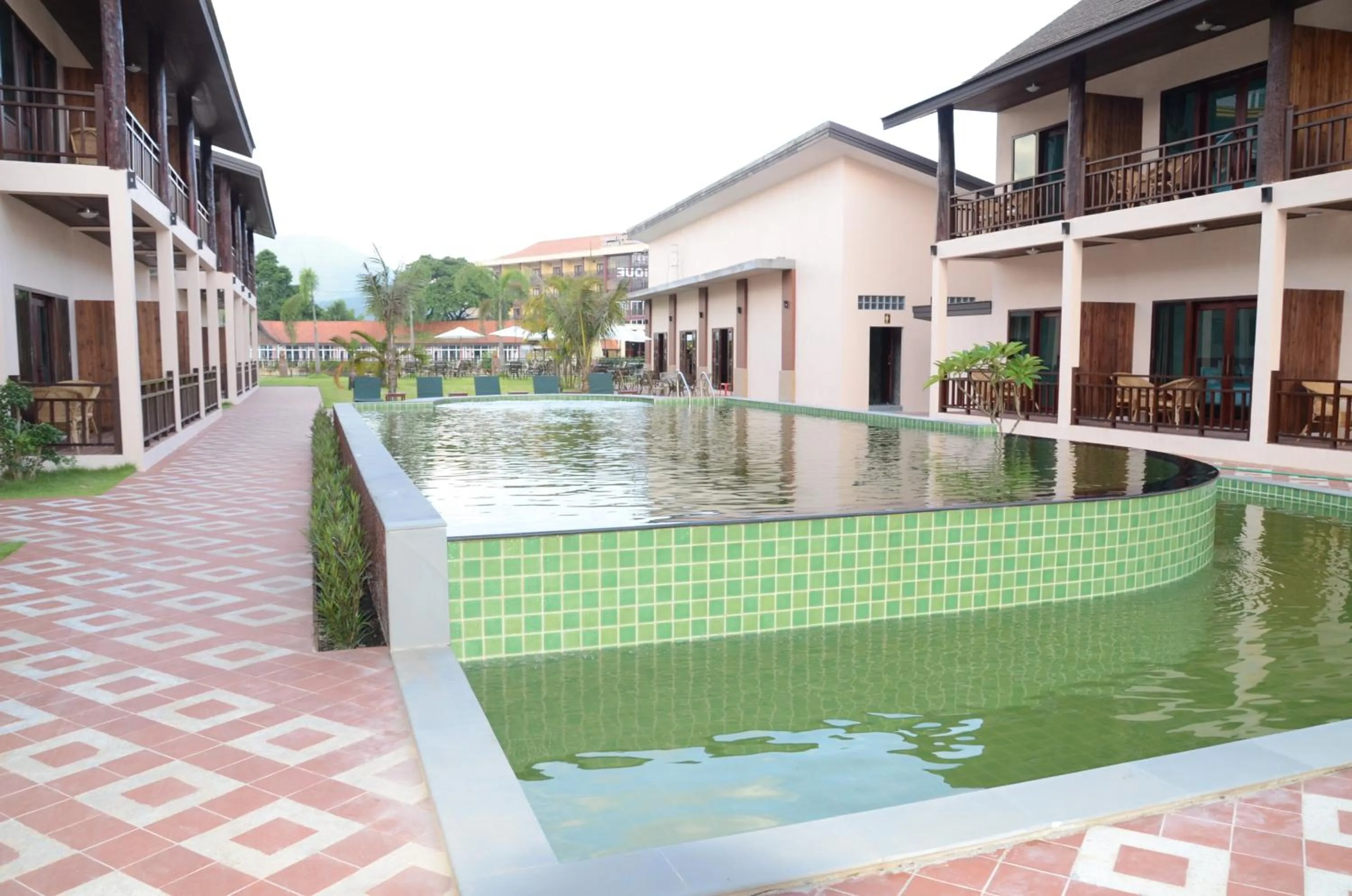 Pool view in Saksiri Riverside Boutique Hotel