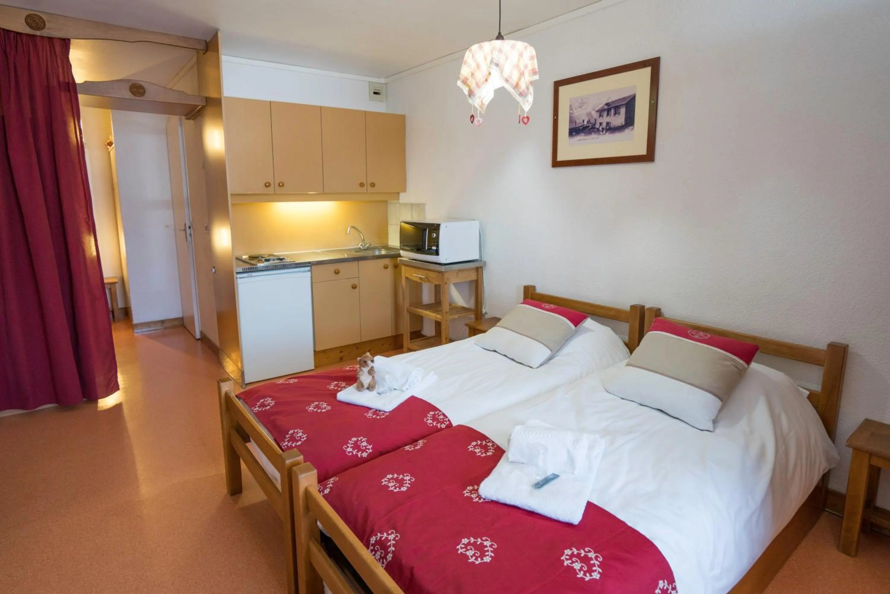 Bed in Village De Vacances Les Flocons Verts