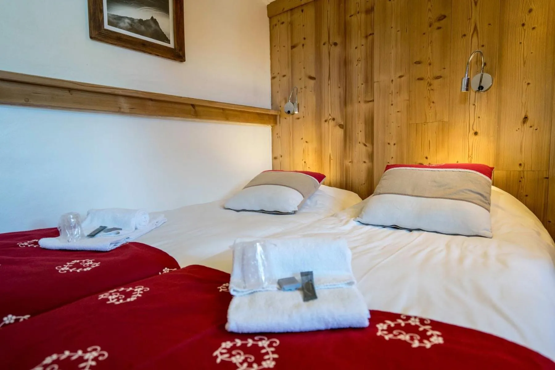 Bed in Village De Vacances Les Flocons Verts