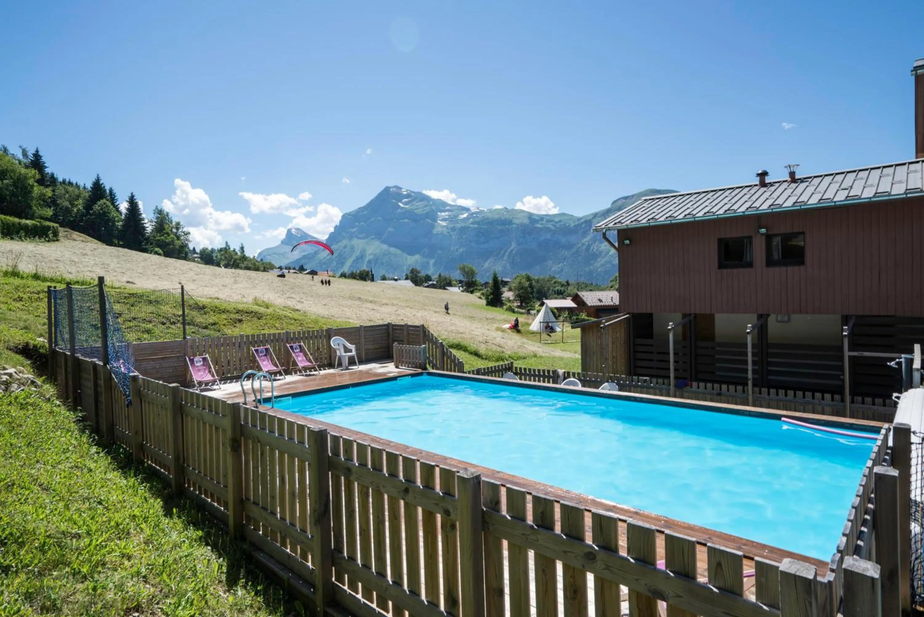Mountain view in Village De Vacances Les Flocons Verts