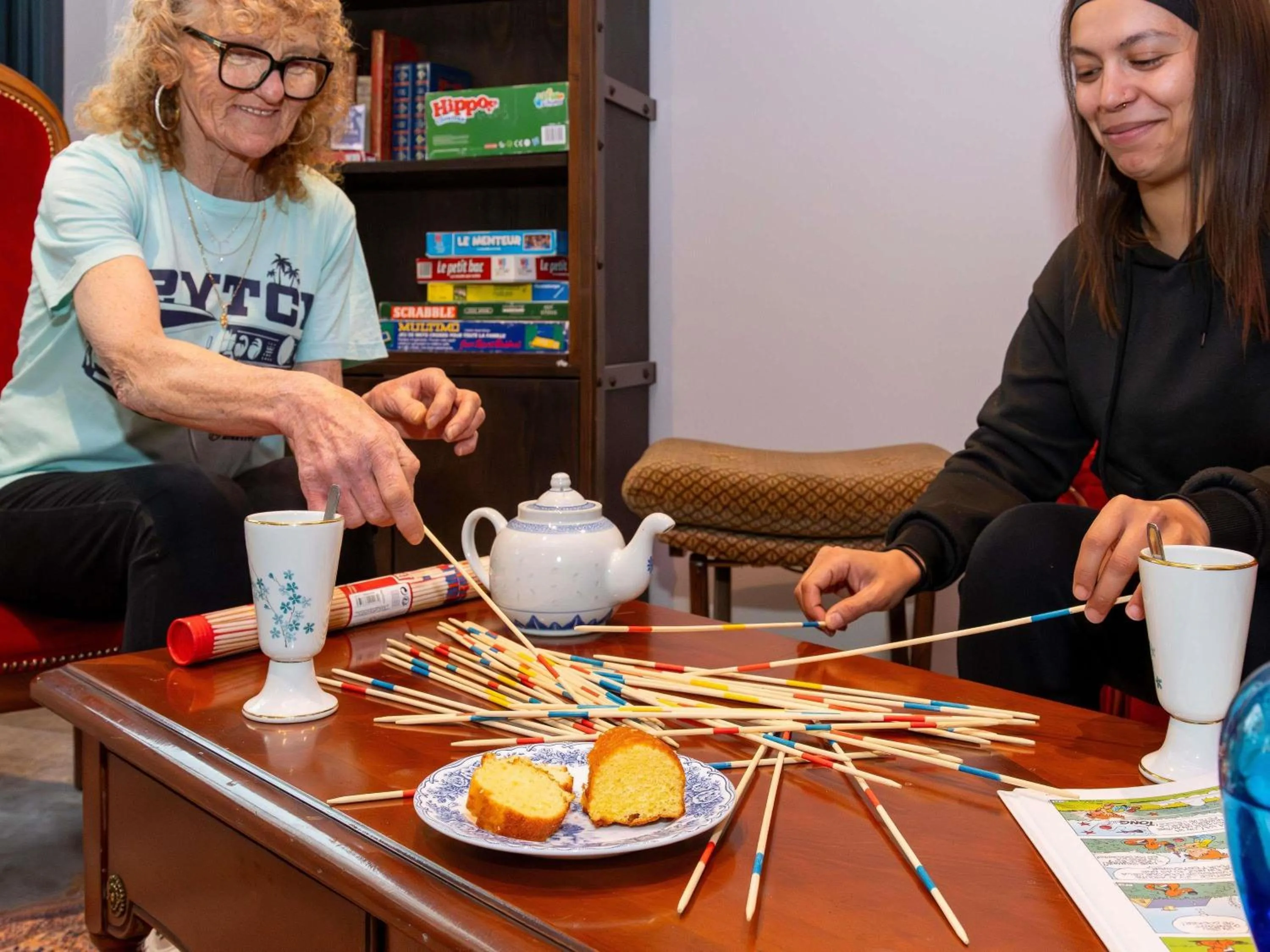 Lounge or bar in greet Hotel Massieux Lyon Nord