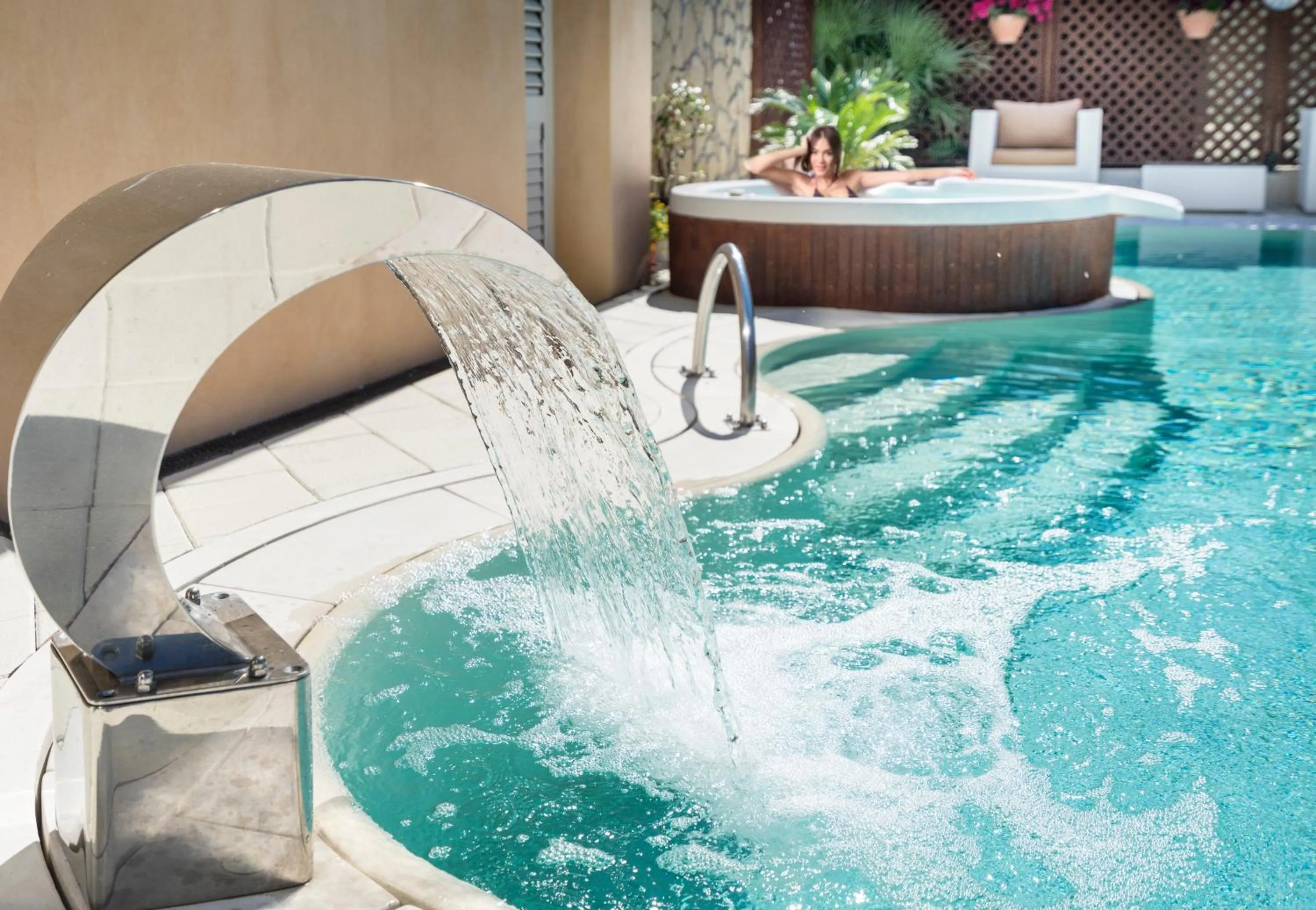 Swimming pool in Hotel Bellerofonte