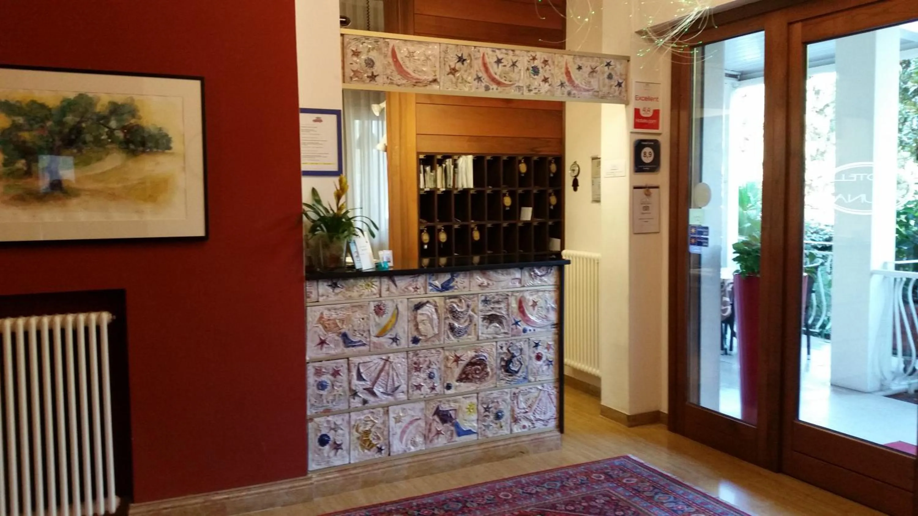 Lobby or reception in Hotel Luna