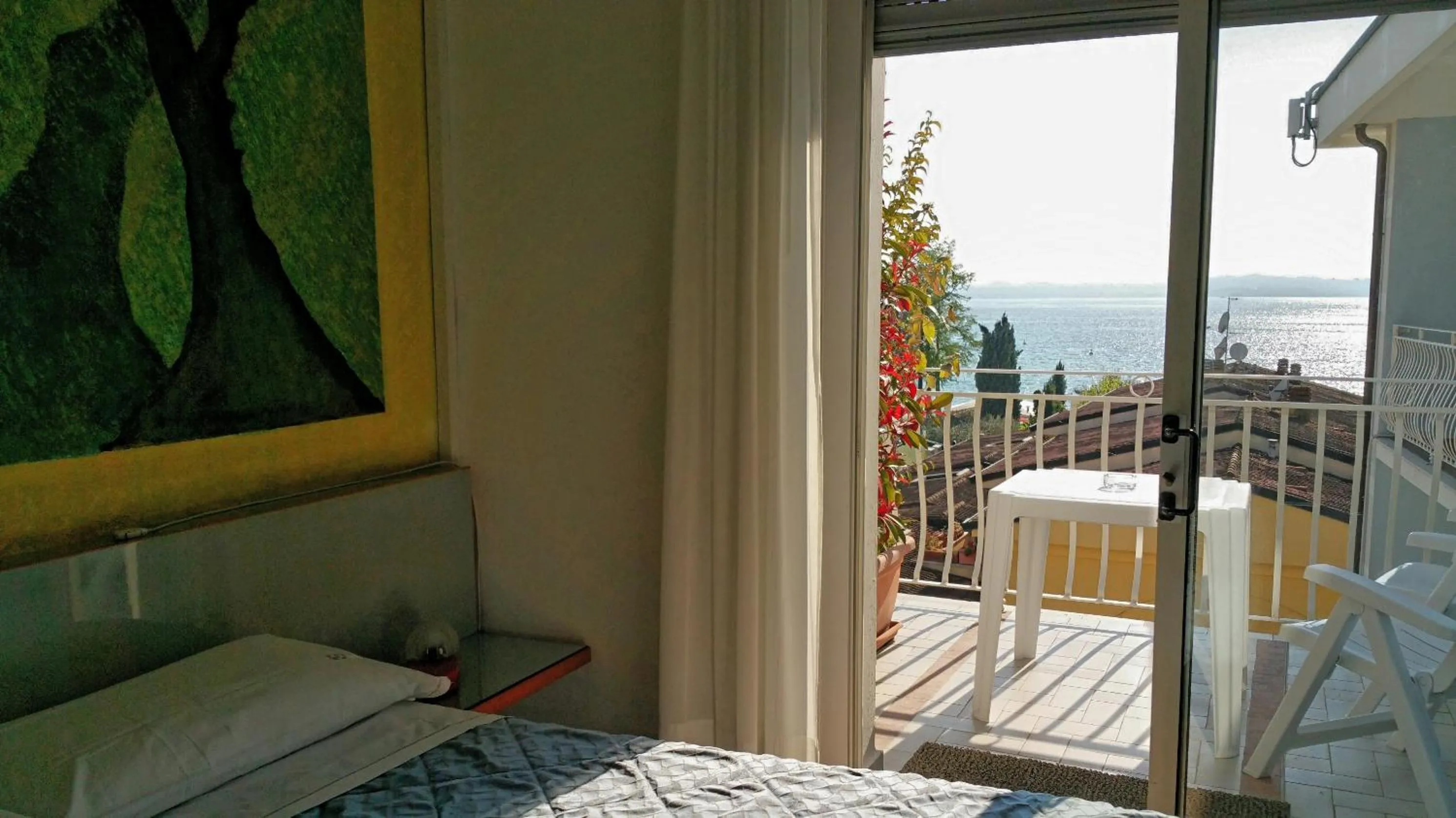 Lake view, Bed in Hotel Luna