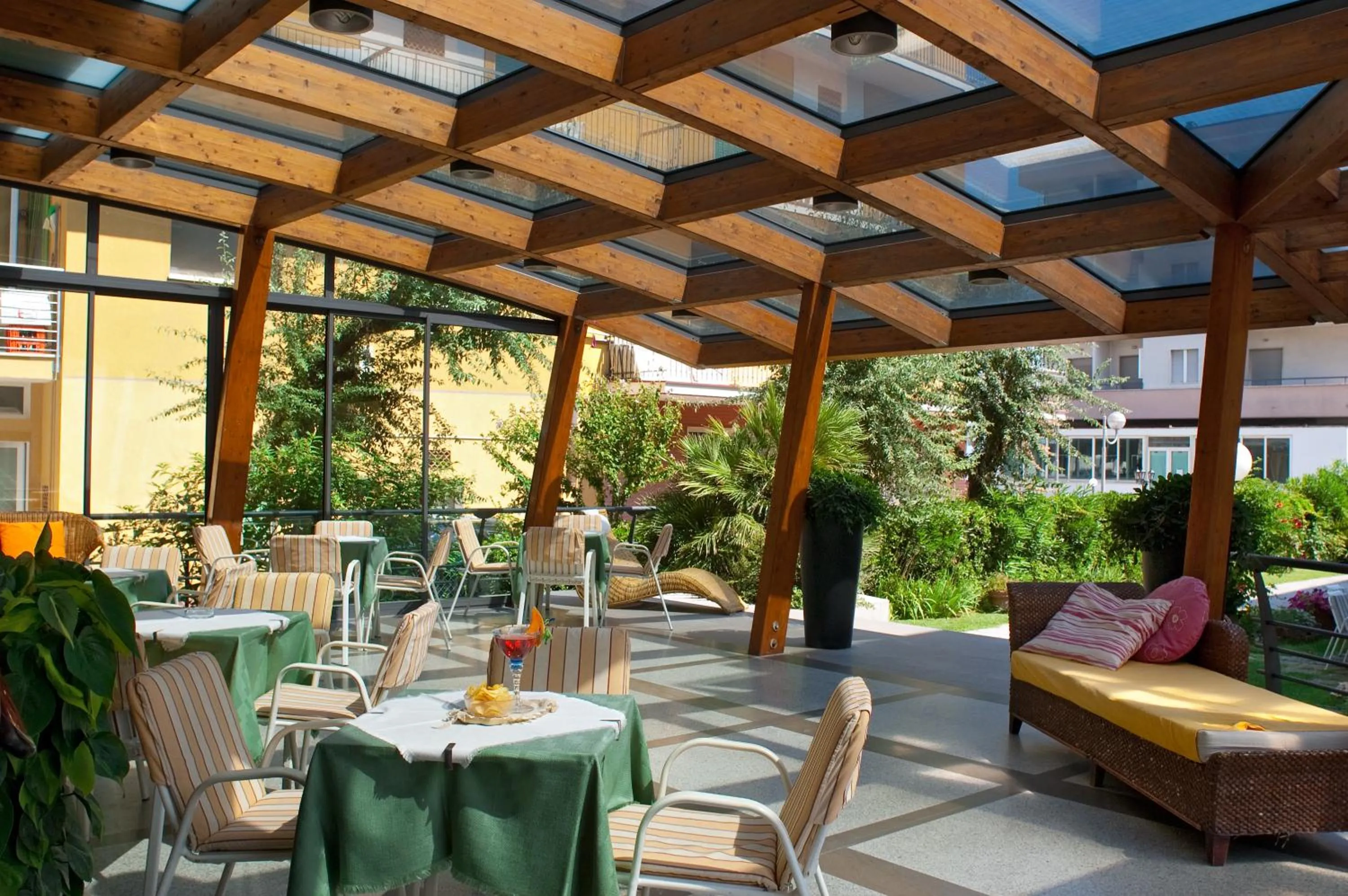 Balcony/Terrace in Hotel Olimpia