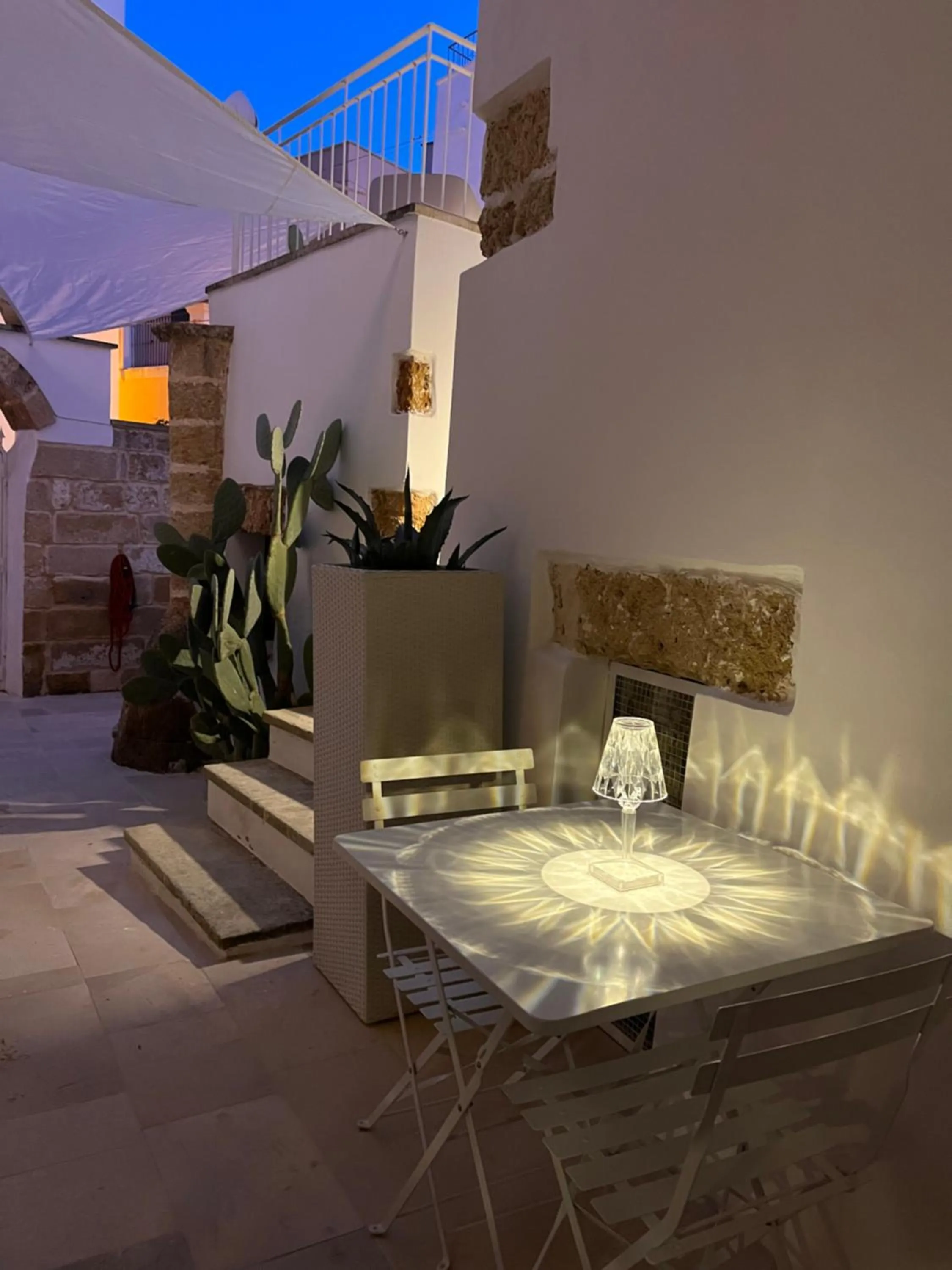 Inner courtyard view in Agata Salento Luxury Home