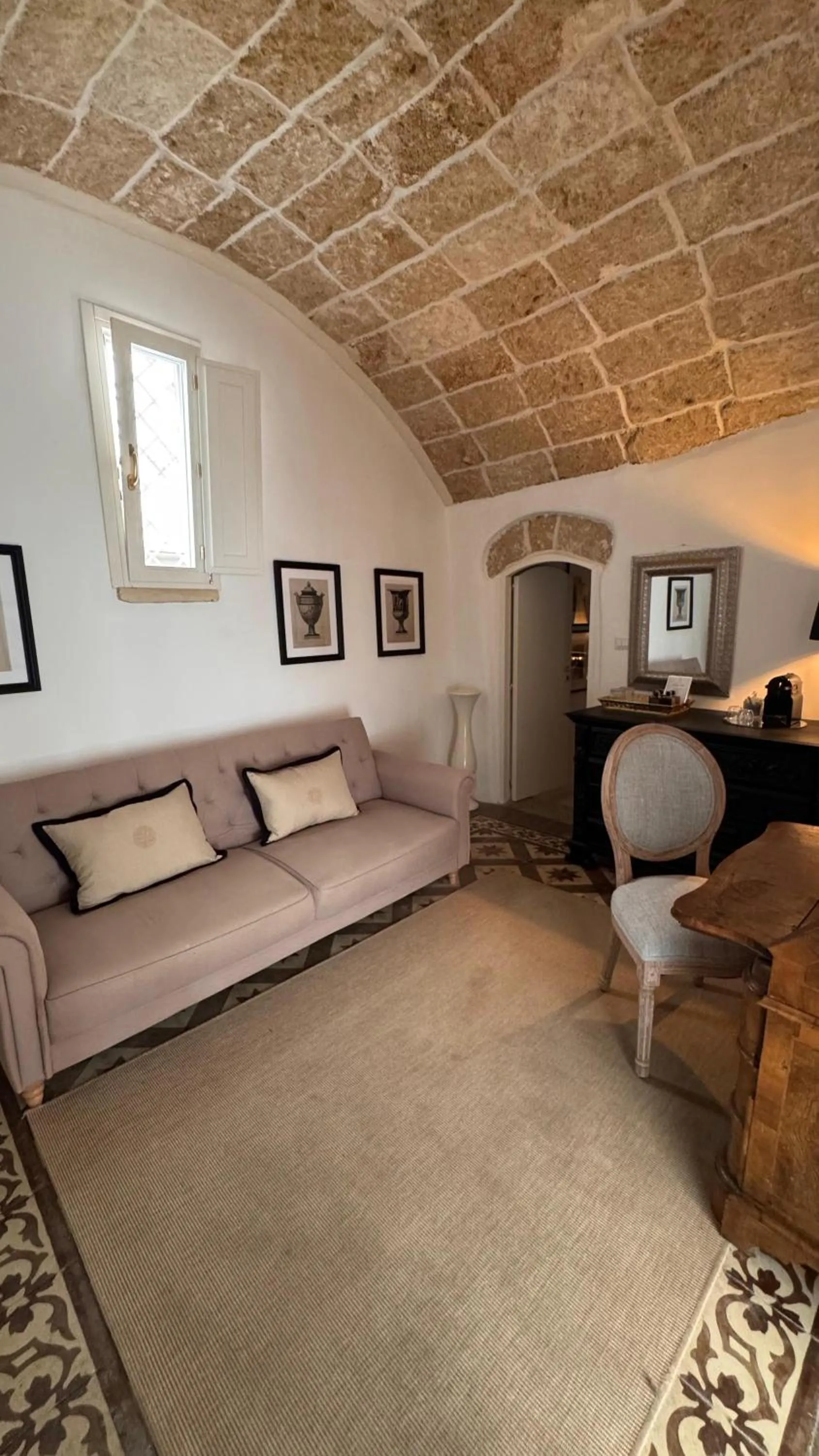 Seating area in Agata Salento Luxury Home