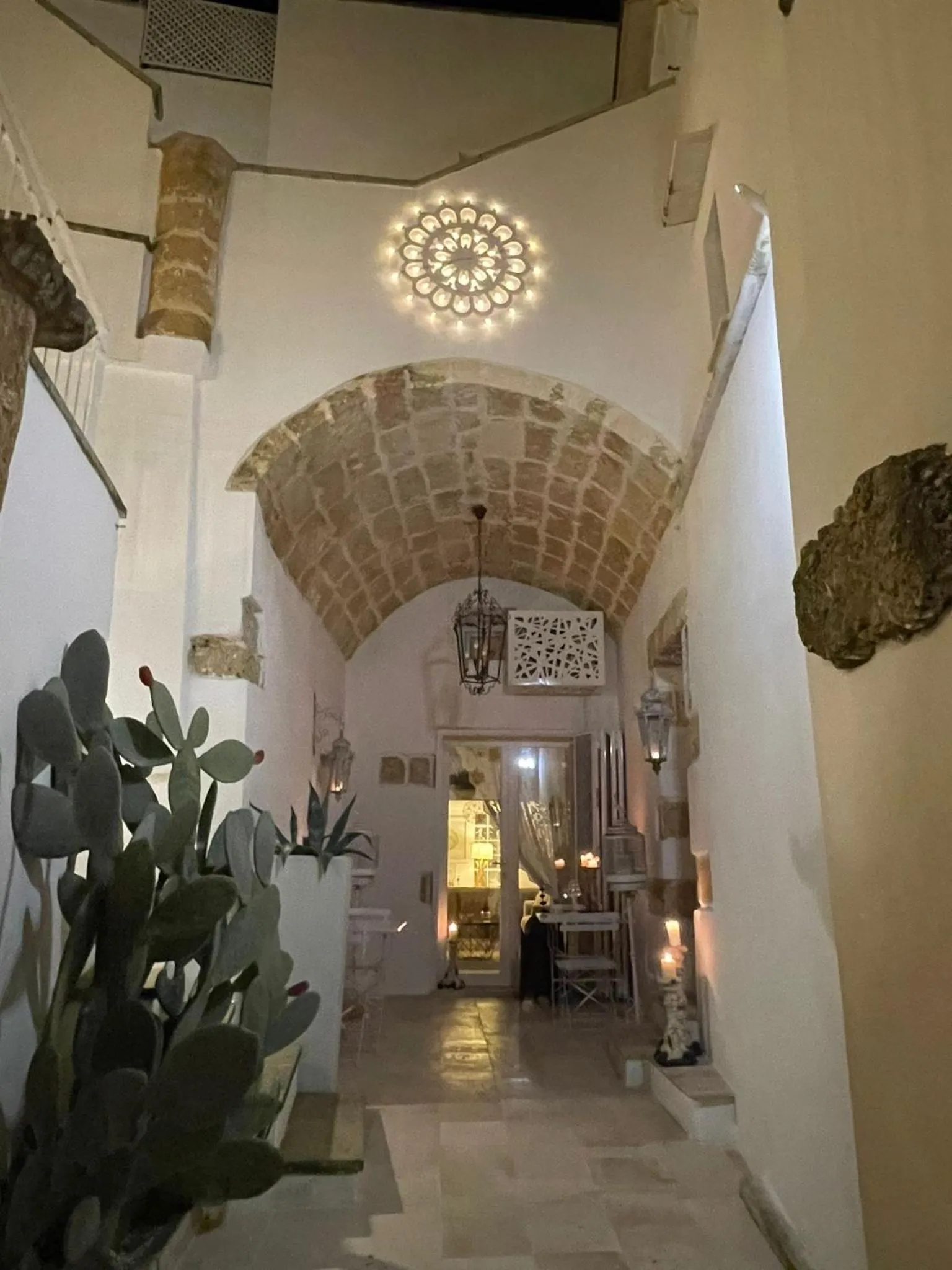 Inner courtyard view in Agata Salento Luxury Home