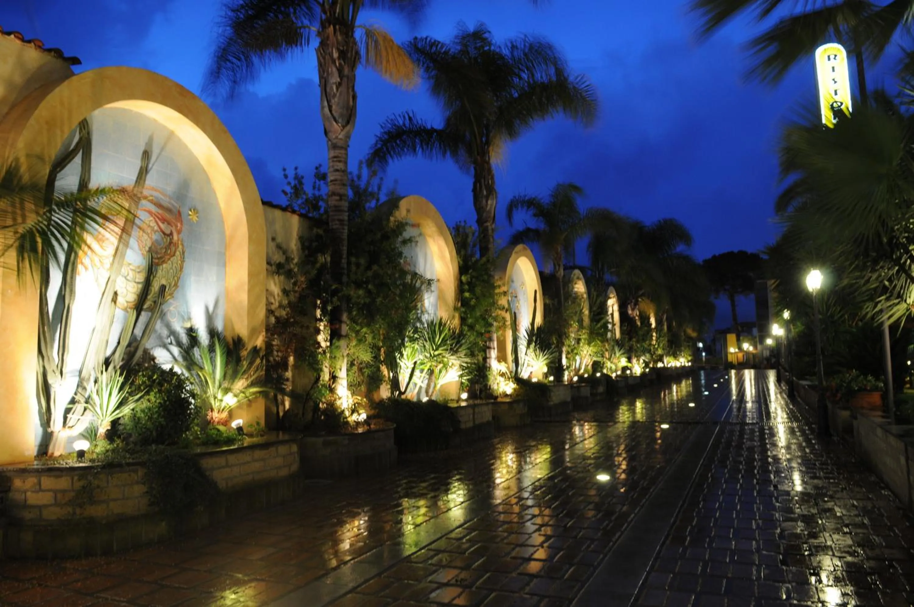 Garden in Hotel Ristorante La Lanterna