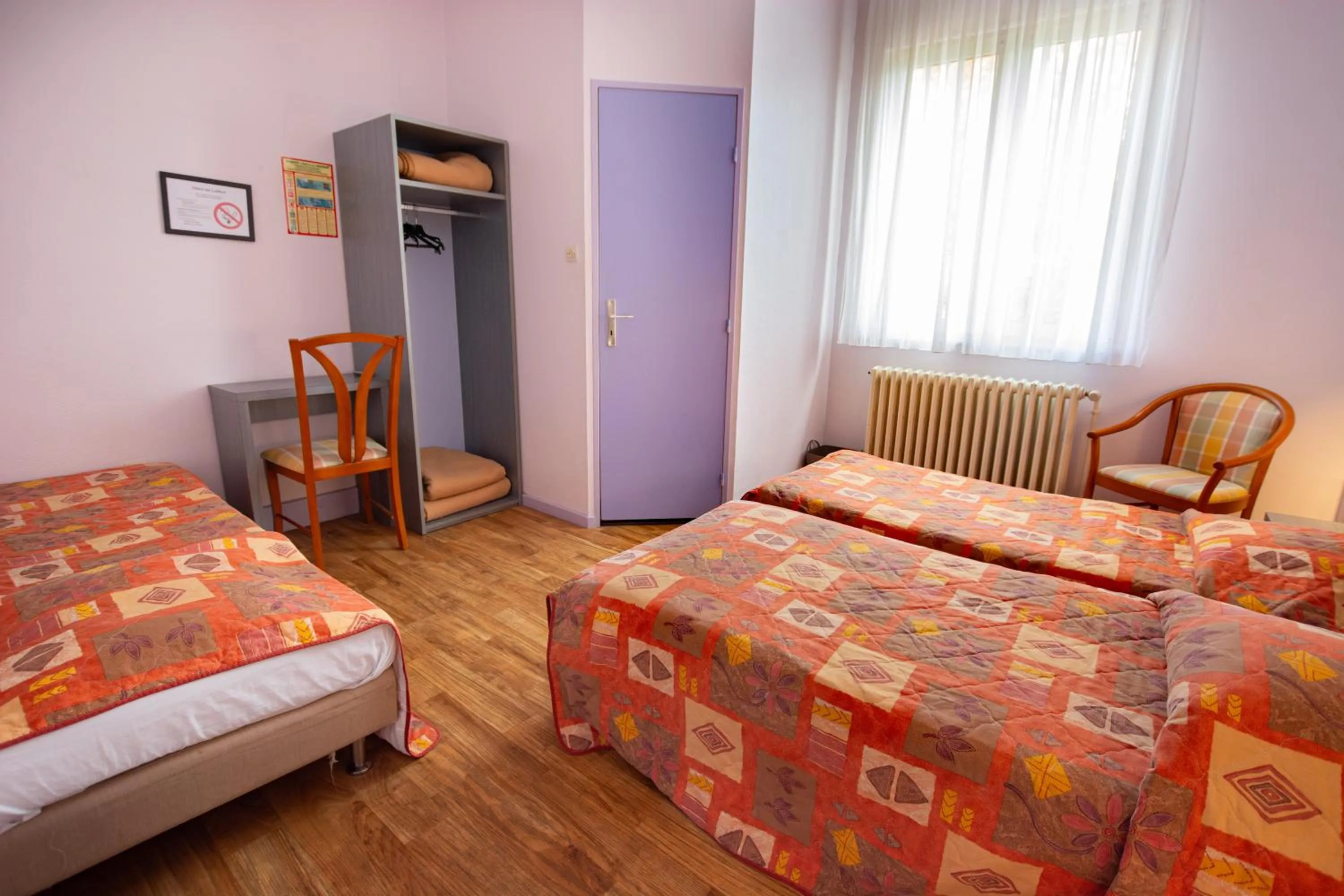 Bed in Hôtel du Ladhof