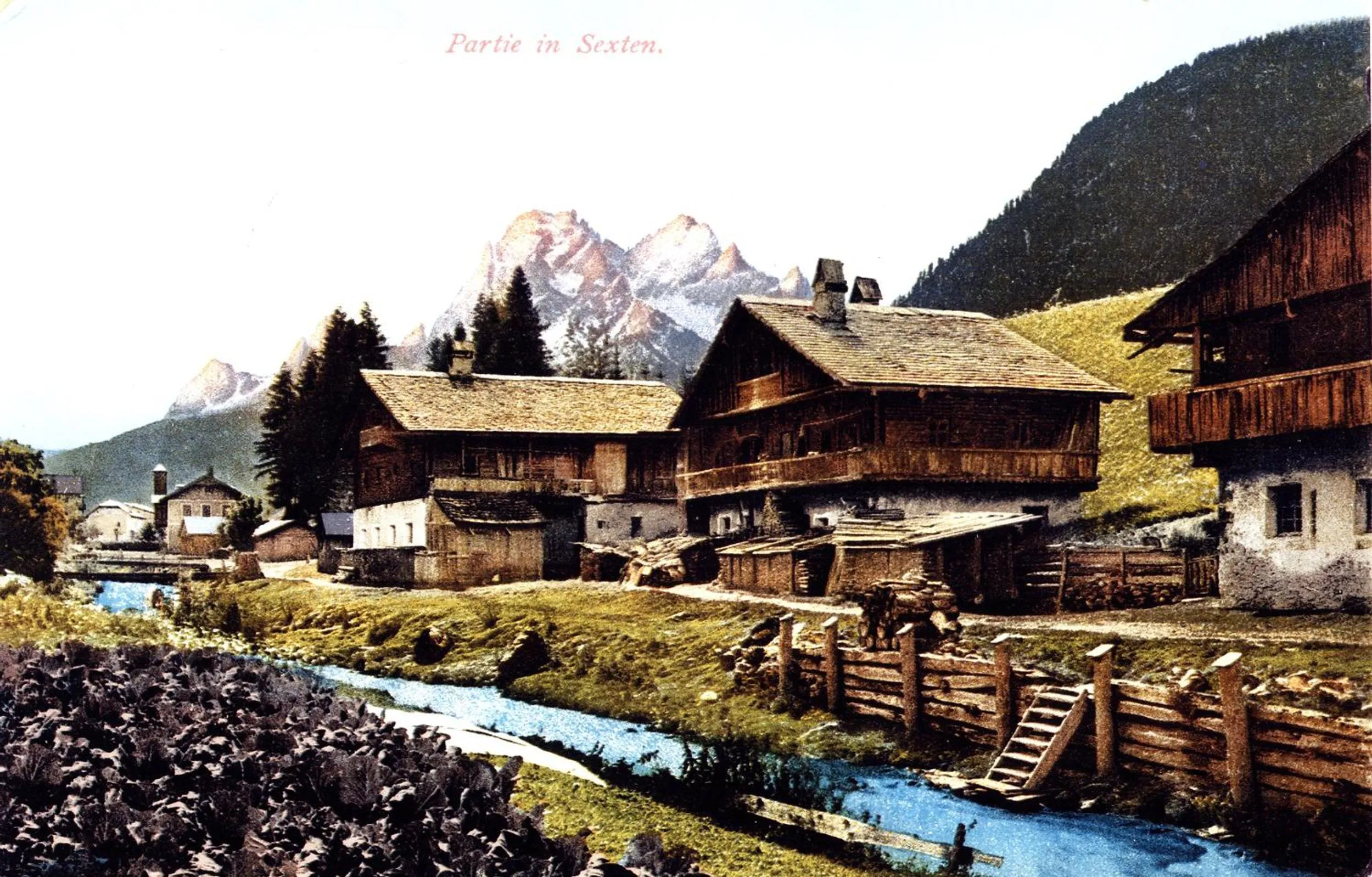 Area and facilities in Bachlaufen Haus