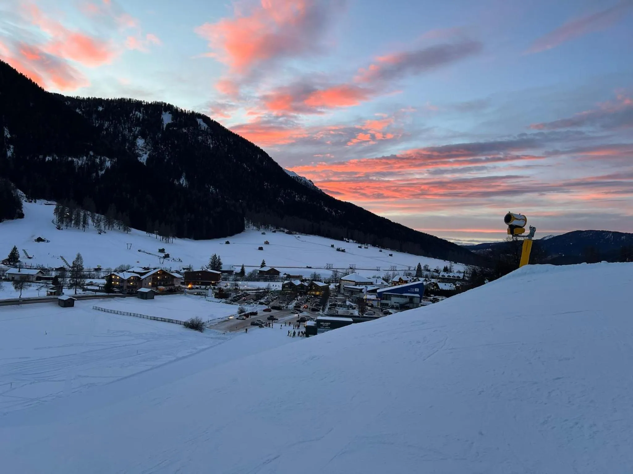 Skiing in Bachlaufen Haus