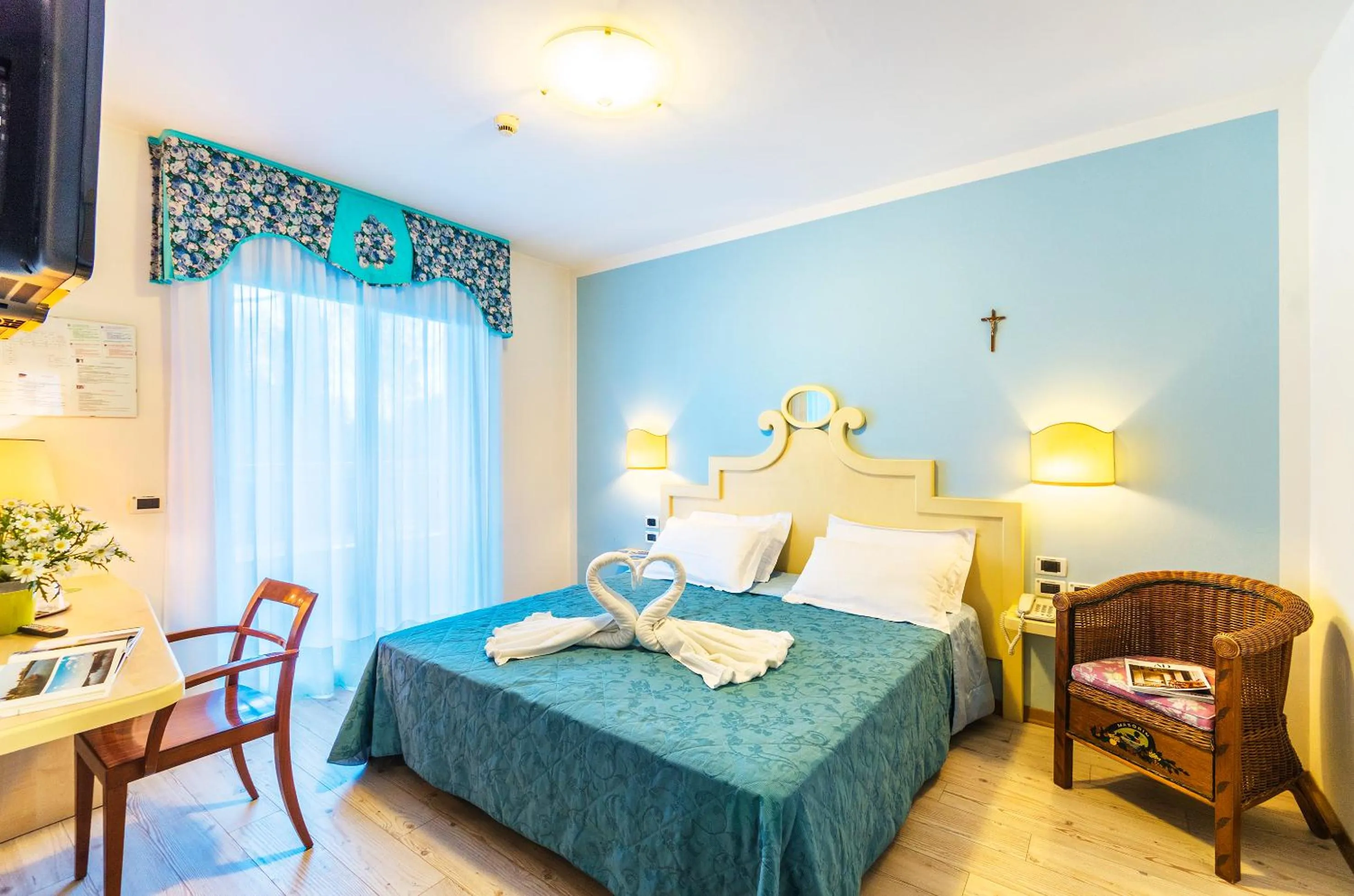 Bedroom, Bed in Hotel Panoramic