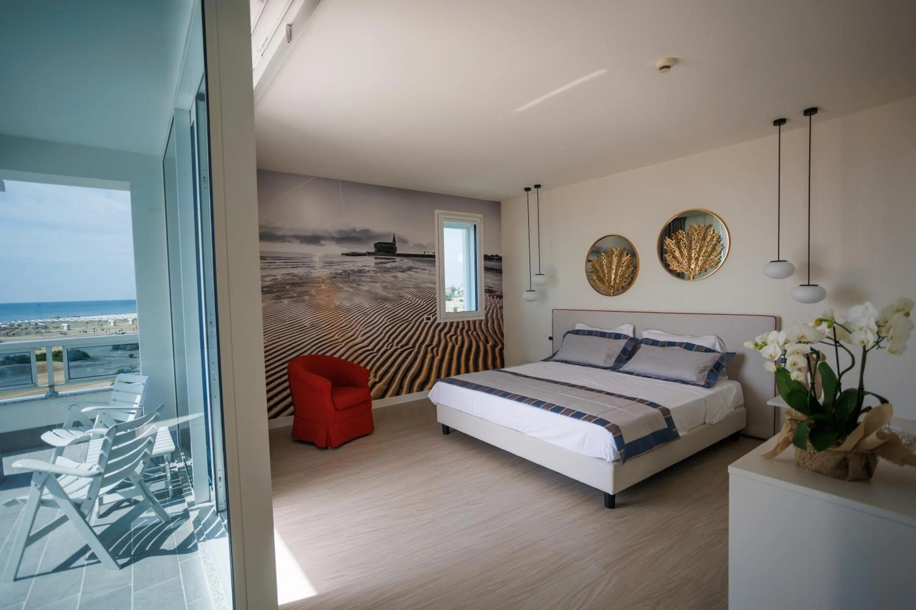 Bed in Hotel Panoramic