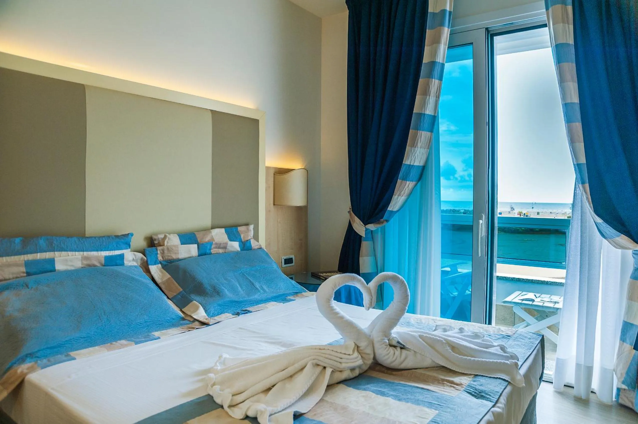 Bed in Hotel Panoramic